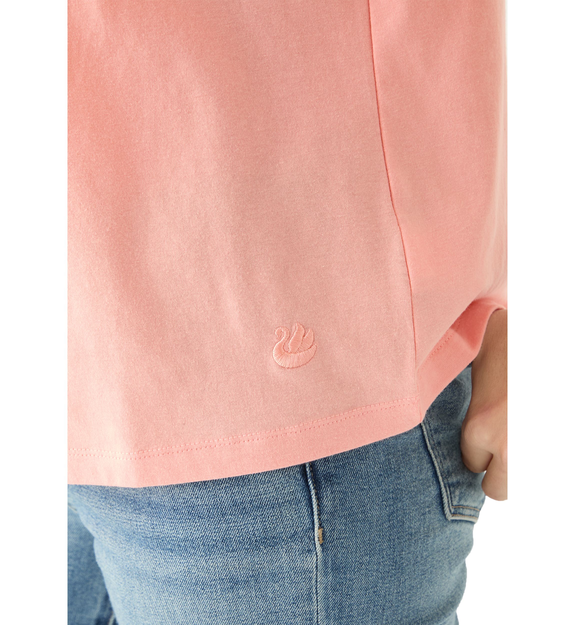 Womens Solid Amanda T-Shirt