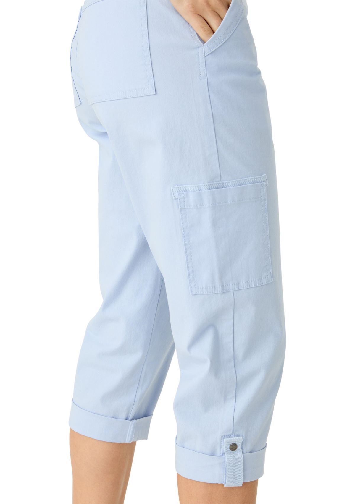Womens Cargo Capri Pants