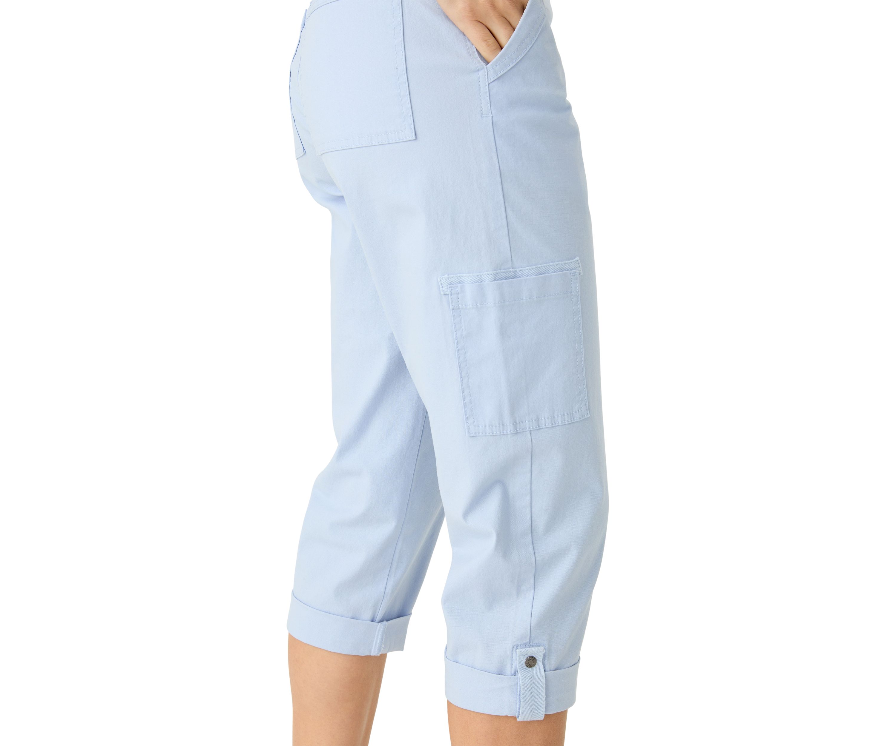 Womens Cargo Capri Pants