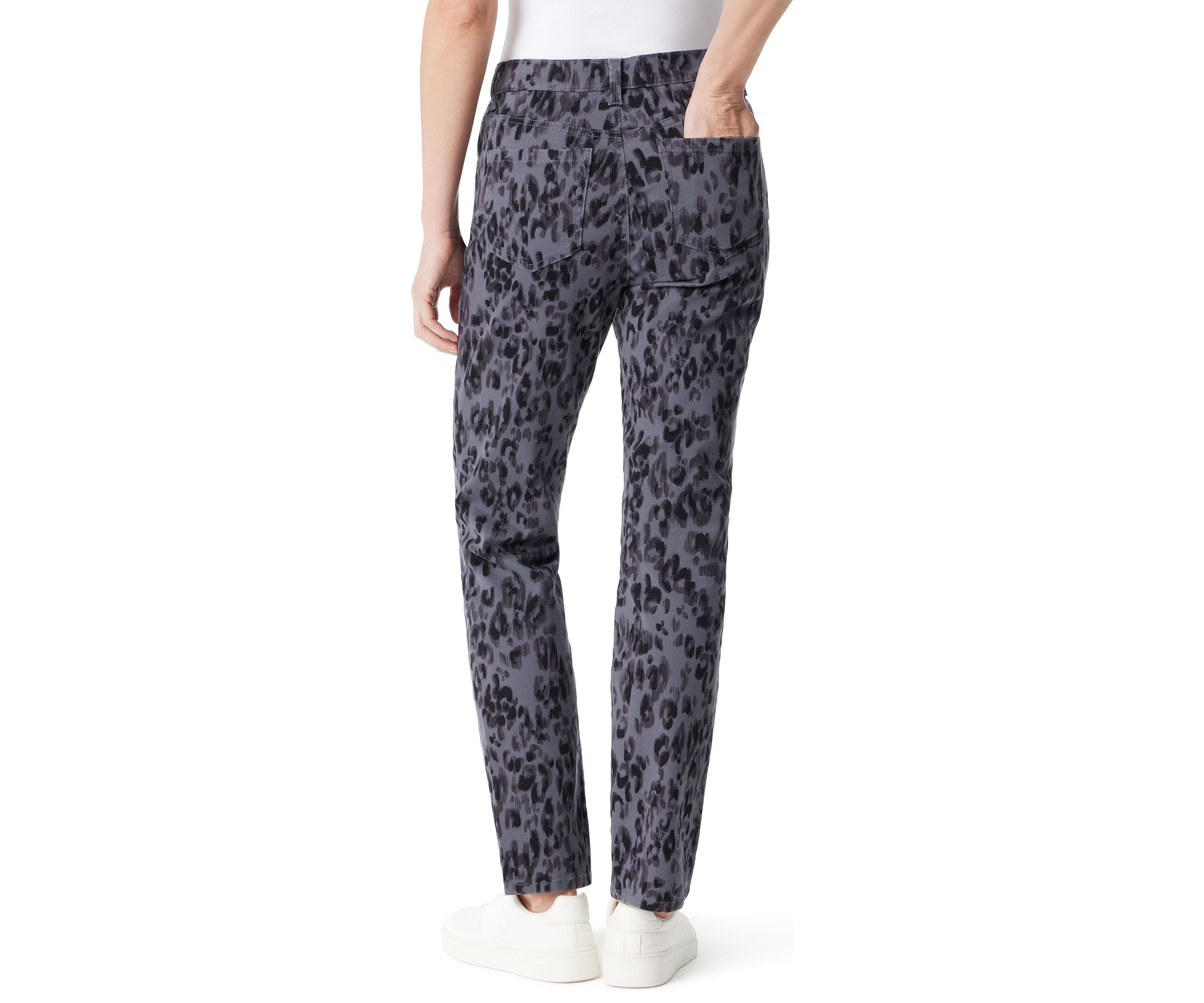 Petite Amanda Classic Printed Jeans 