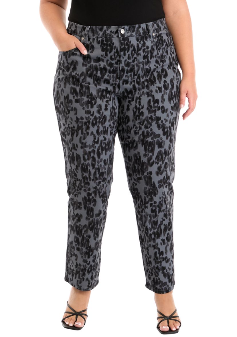 Plus Size Amanda Classic Print Jeans