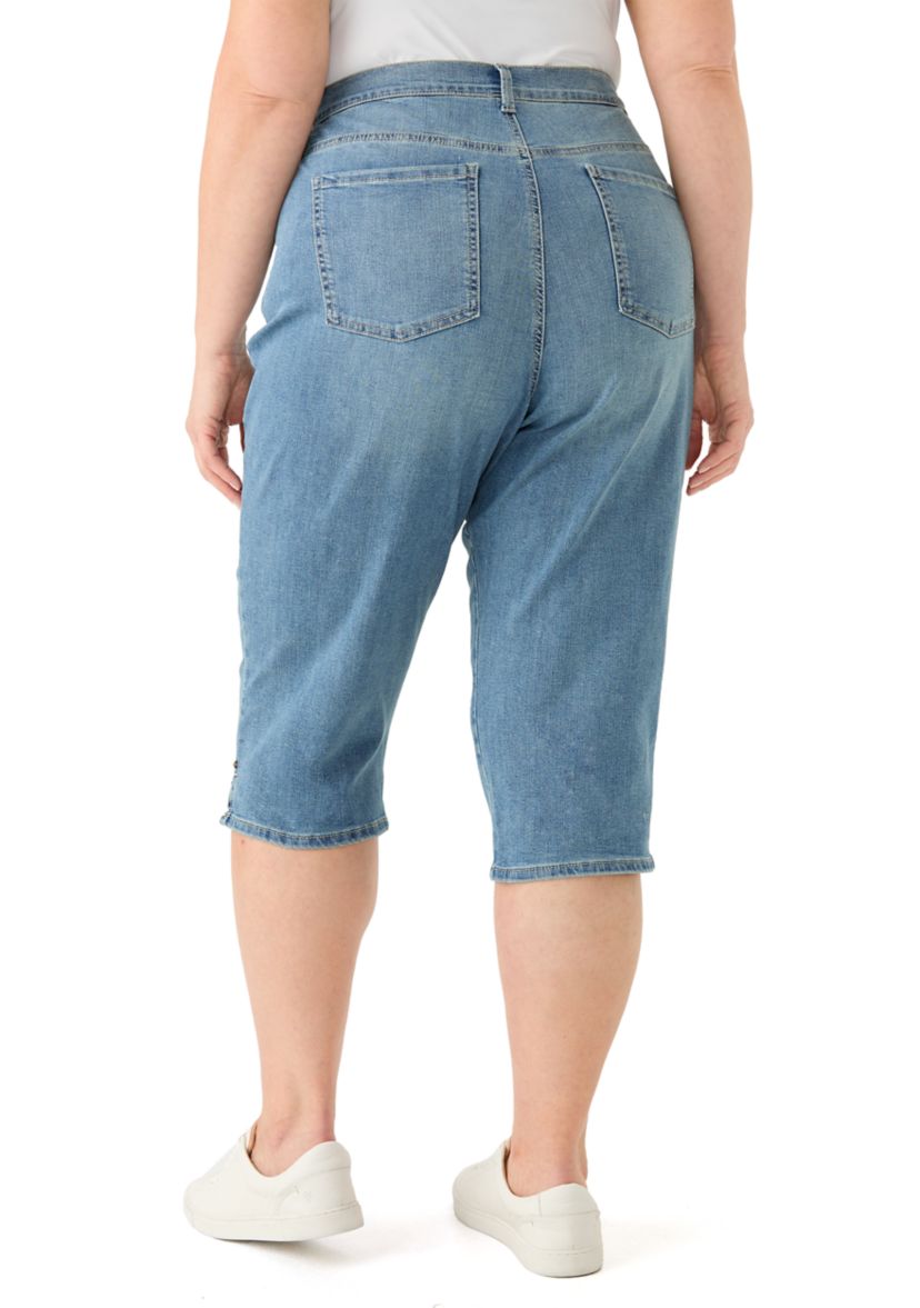 Plus Size Amanda Capri Jeans