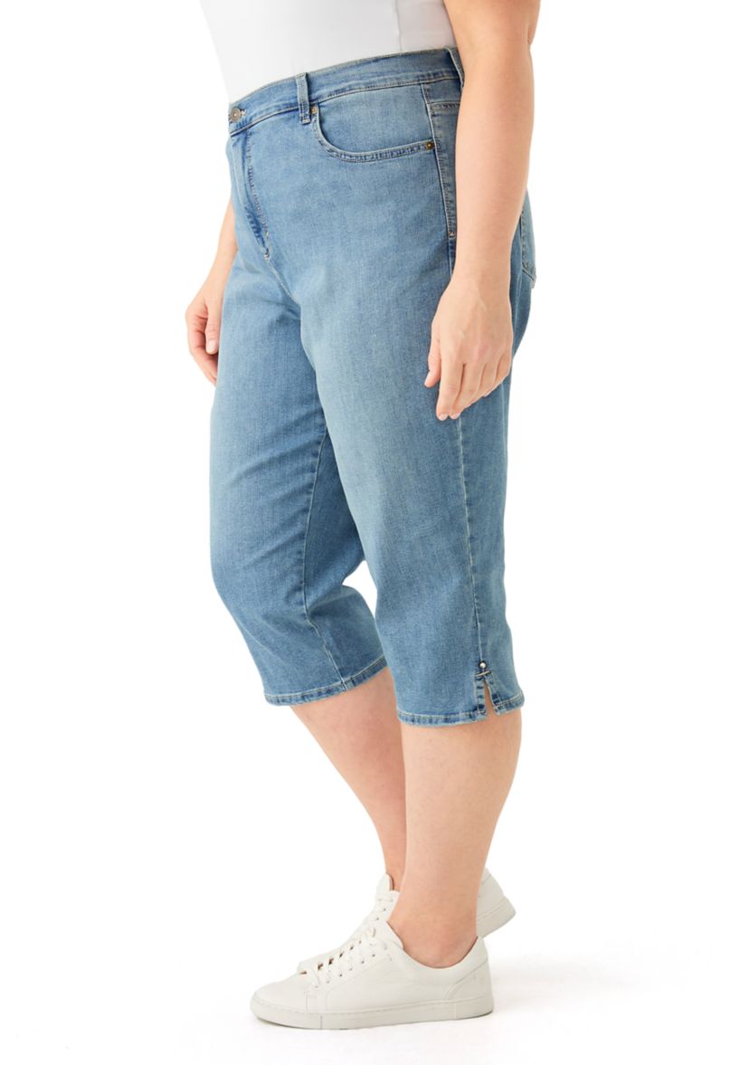 Plus Size Amanda Capri Jeans
