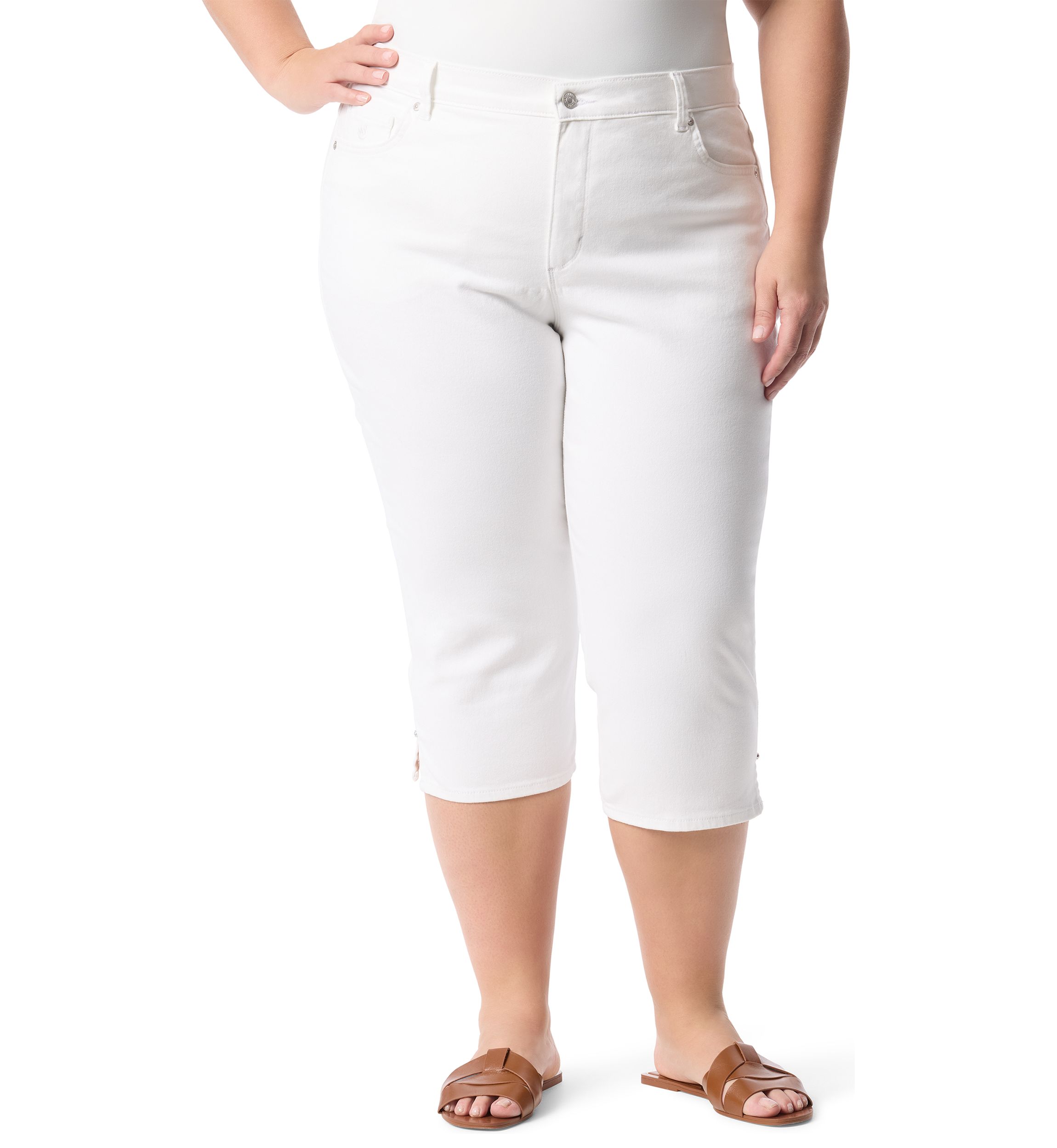 Plus Size Amanda Capri Pants