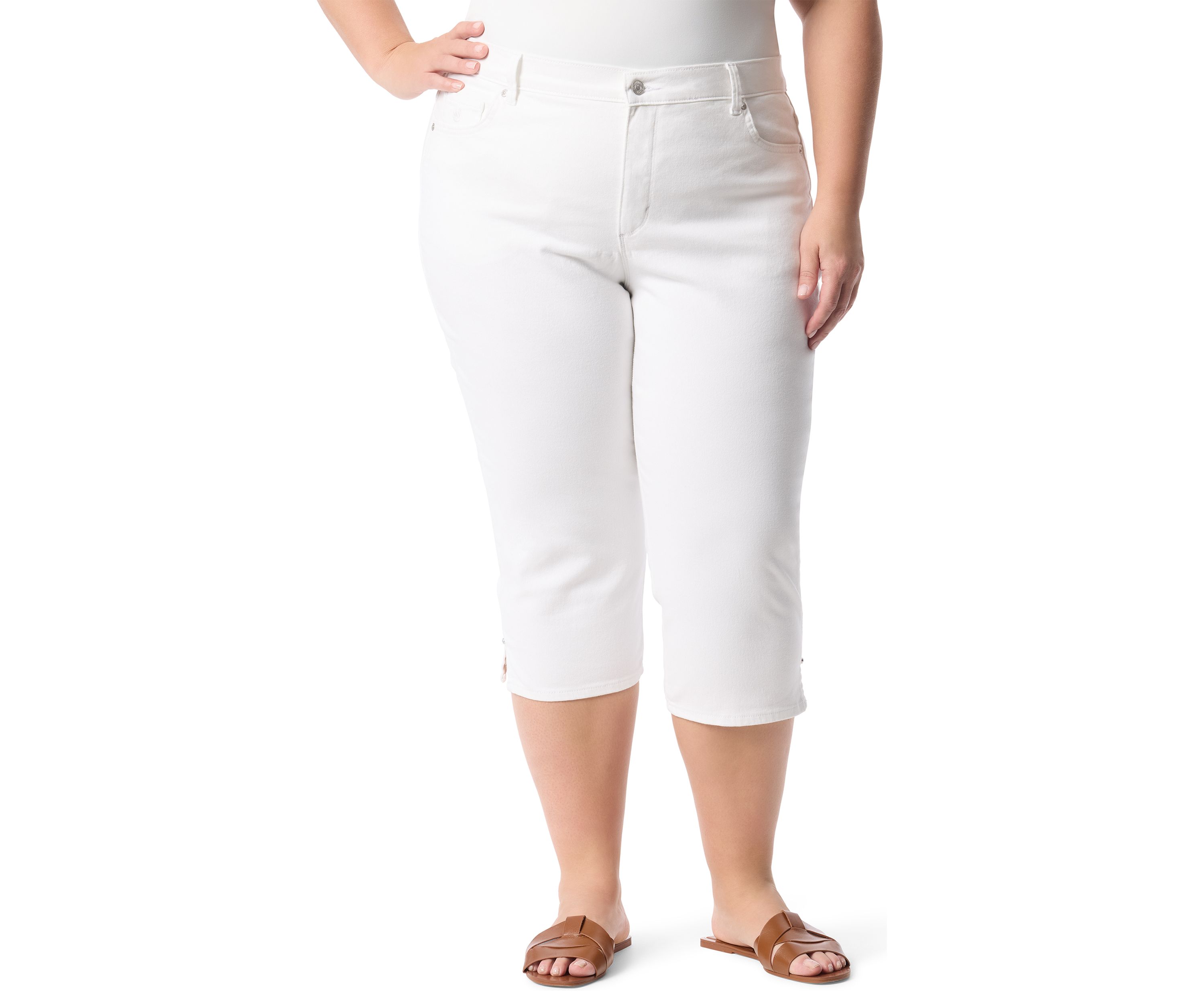 Plus Size Amanda Capri Pants