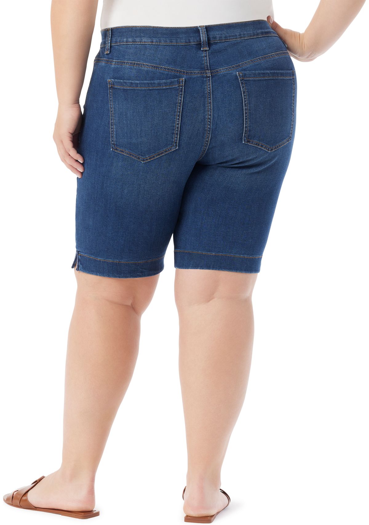 Plus Size Amanda Bermuda Shorts 