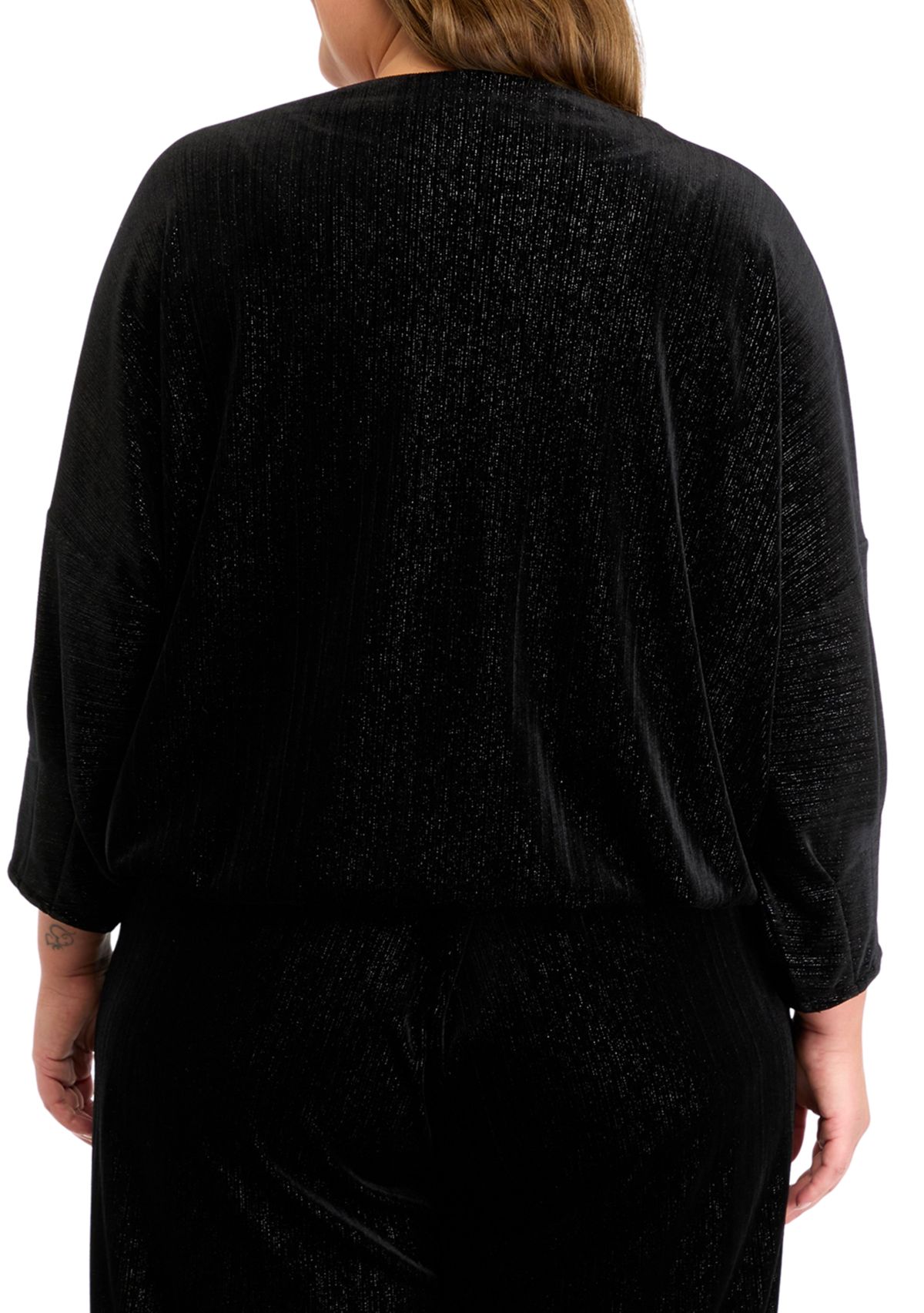 Plus Size Dixie Stretch Velvet Top