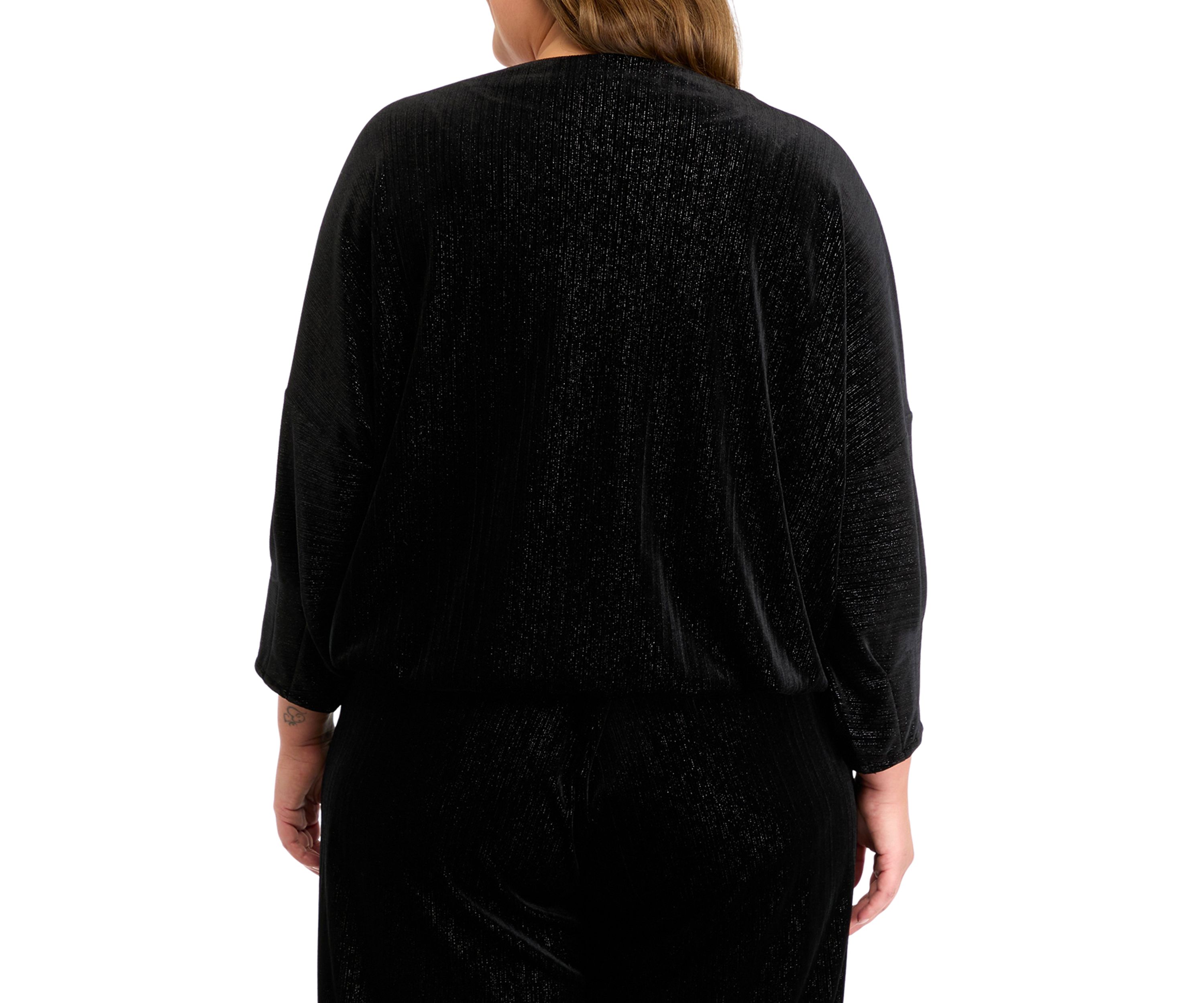 Plus Size Dixie Stretch Velvet Top