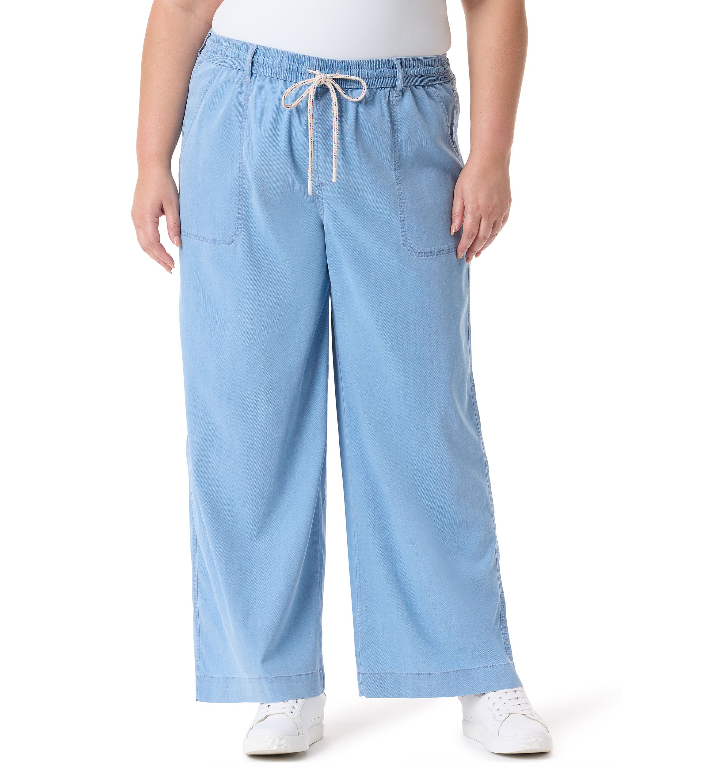 Plus Size Wide Leg Pants
