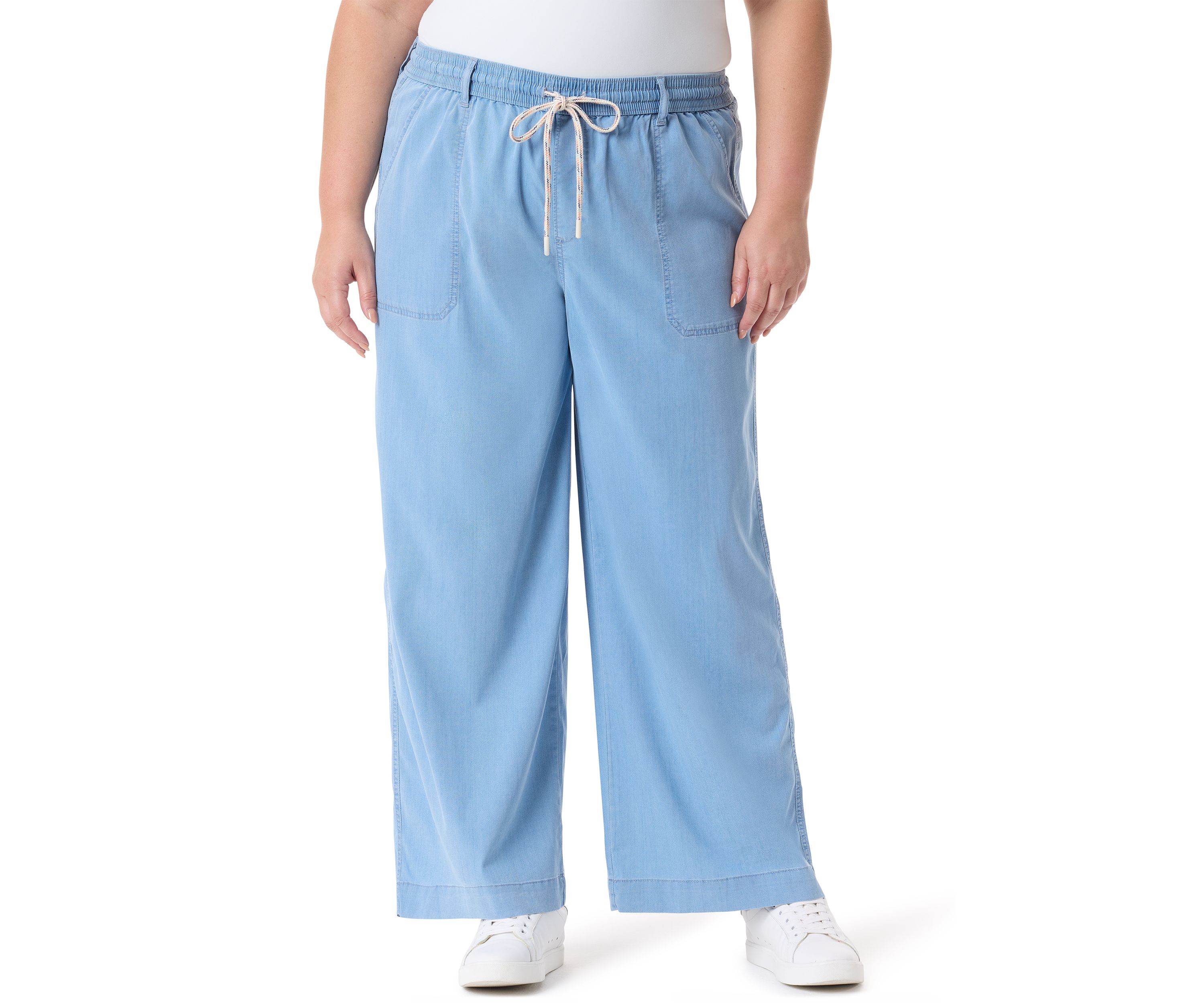 Plus Size Wide Leg Pants