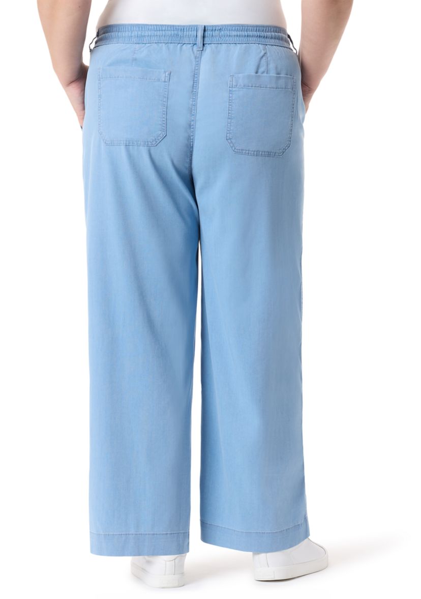 Plus Size Wide Leg Pants
