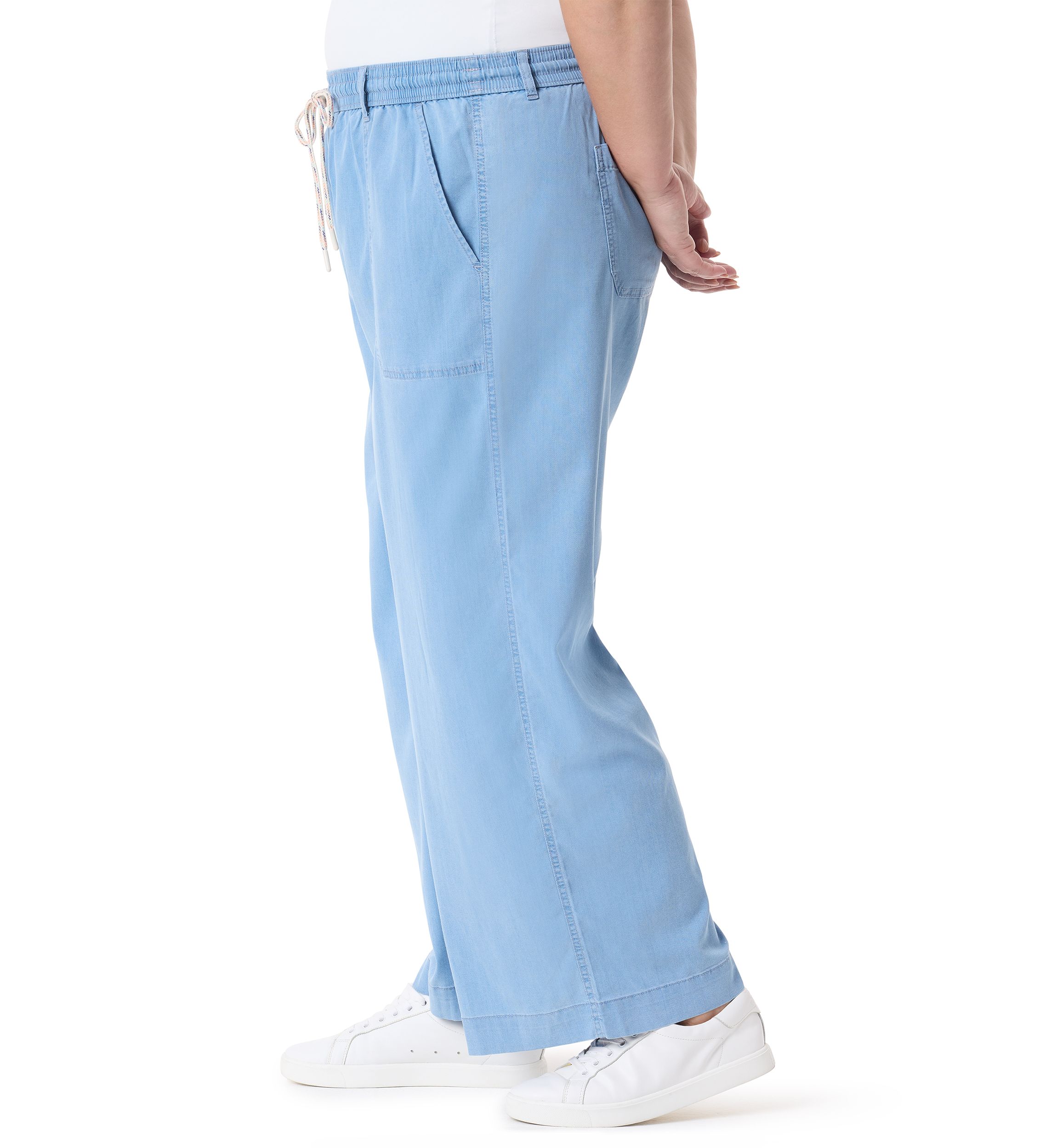 Plus Size Wide Leg Pants