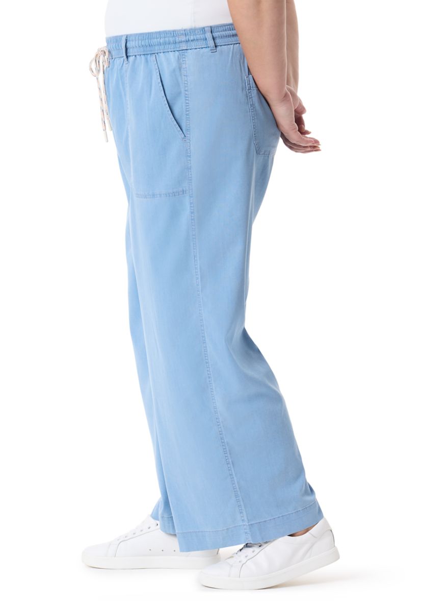 Plus Size Wide Leg Pants