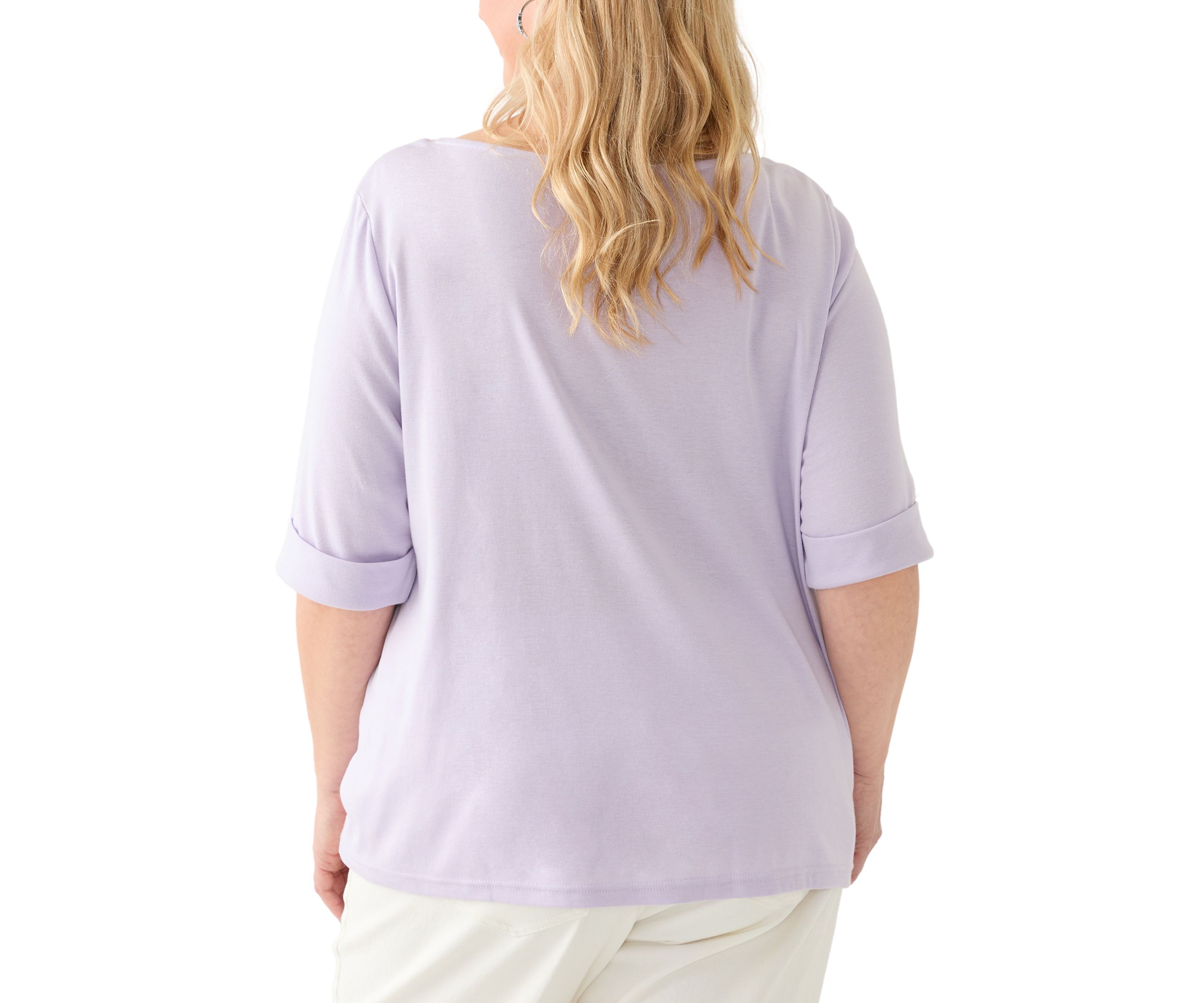 Plus Size Alanis Boat Neck Knit Top