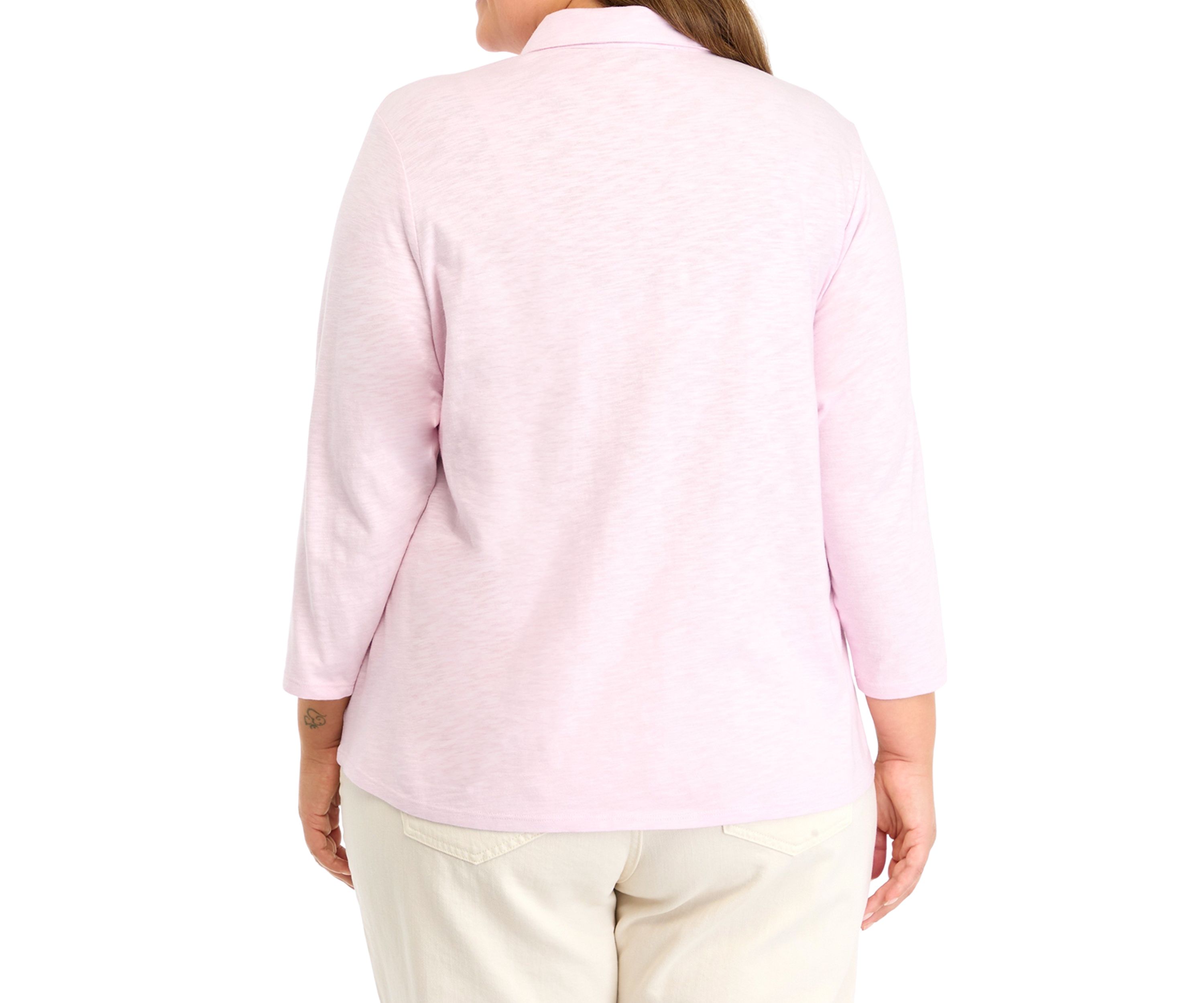 Plus Size Astery Henley Knit Top