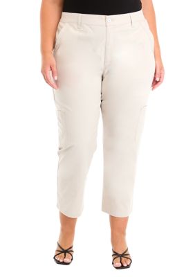 Gloria Vanderbilt Women's Plus Size Cargo Ankle Pants