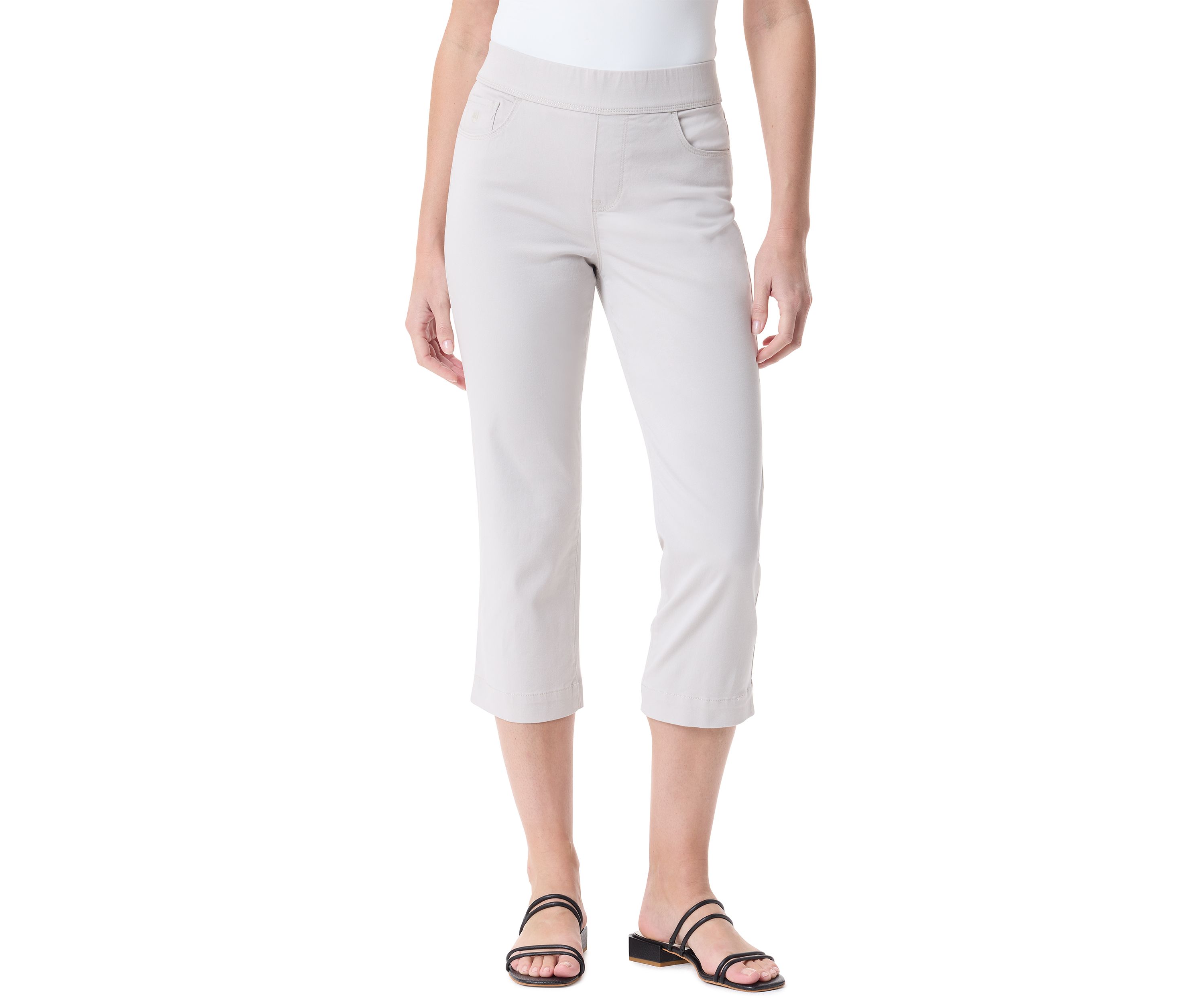 Plus Size Amanda Pull On Capri Pants