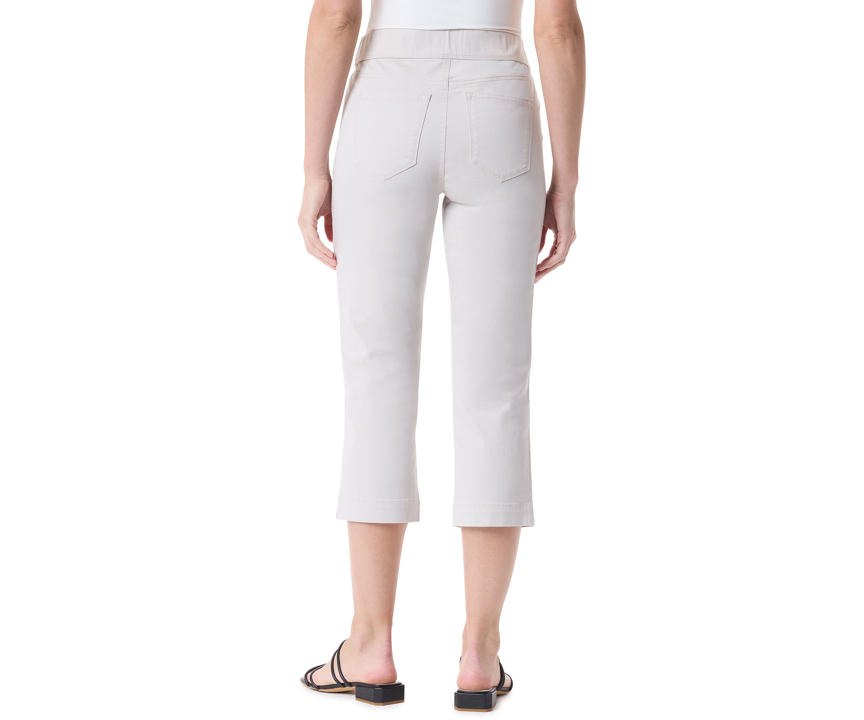 Plus Size Amanda Pull On Capri Pants
