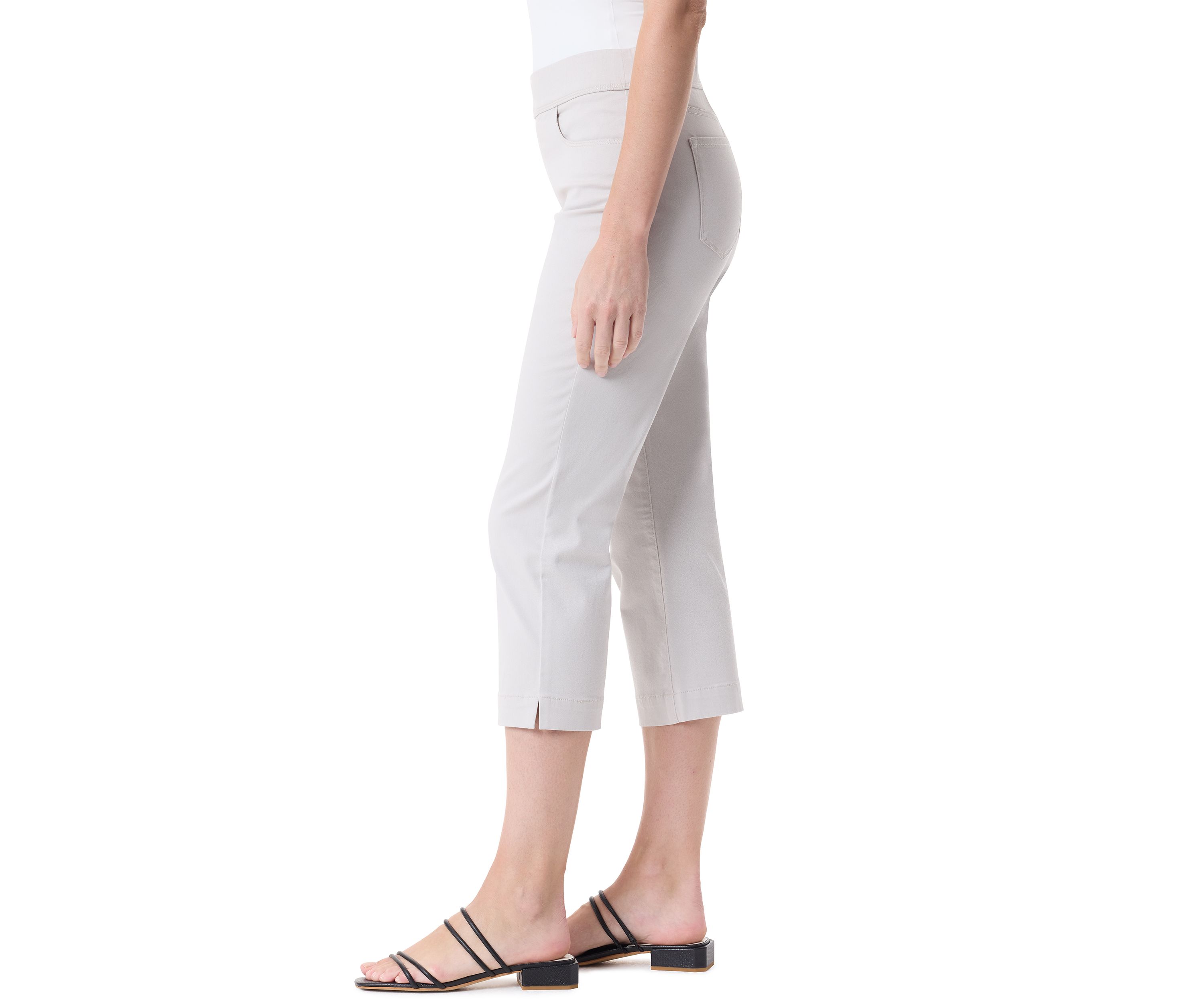 Plus Size Amanda Pull On Capri Pants