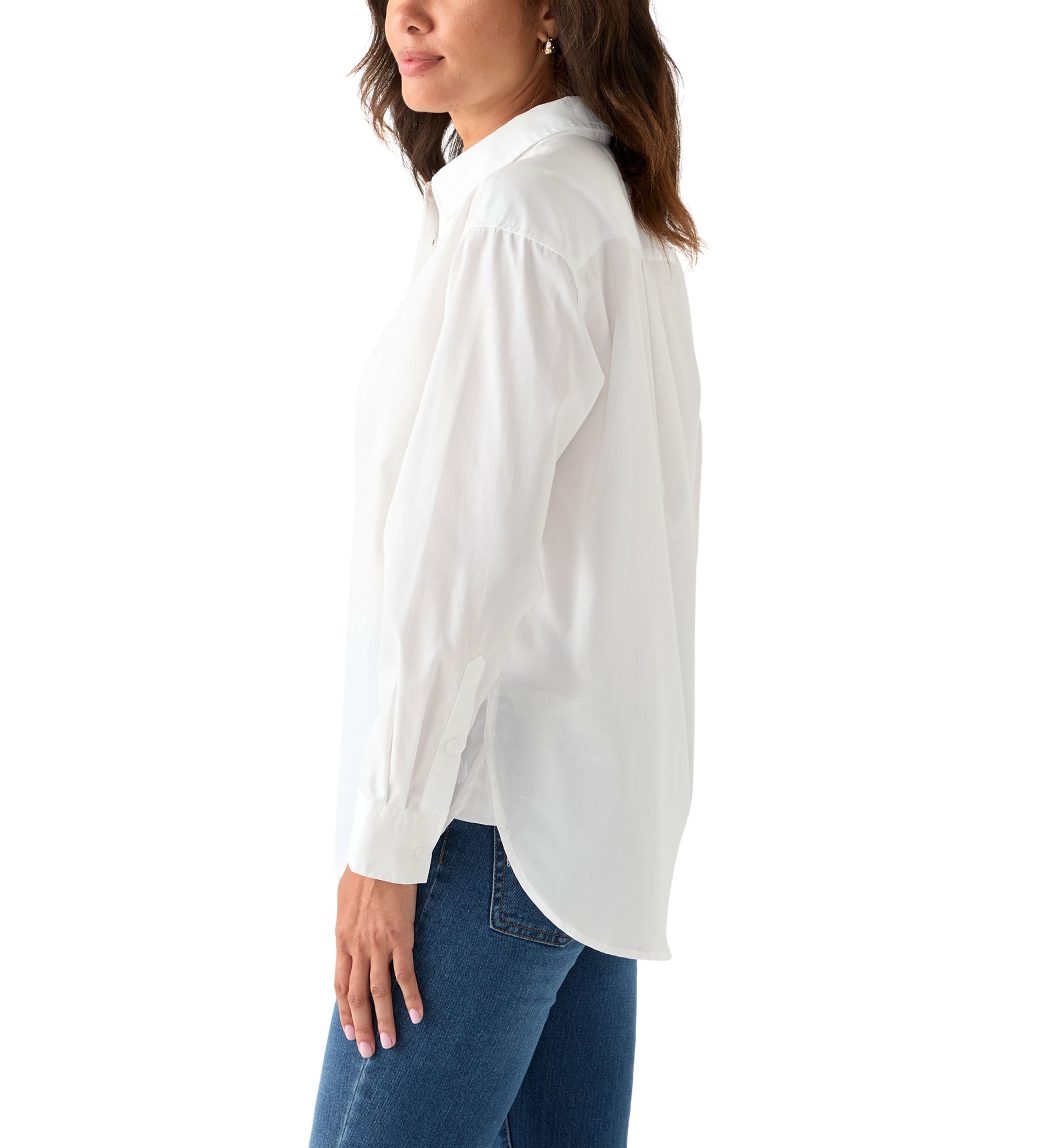Petite  Amanda Popover Shirt