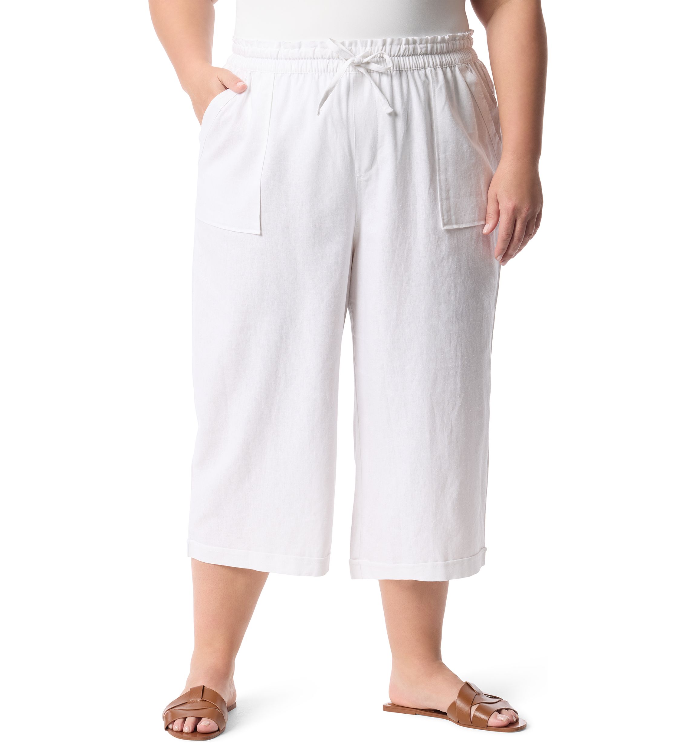 Plus Size Rainey Linen Pants