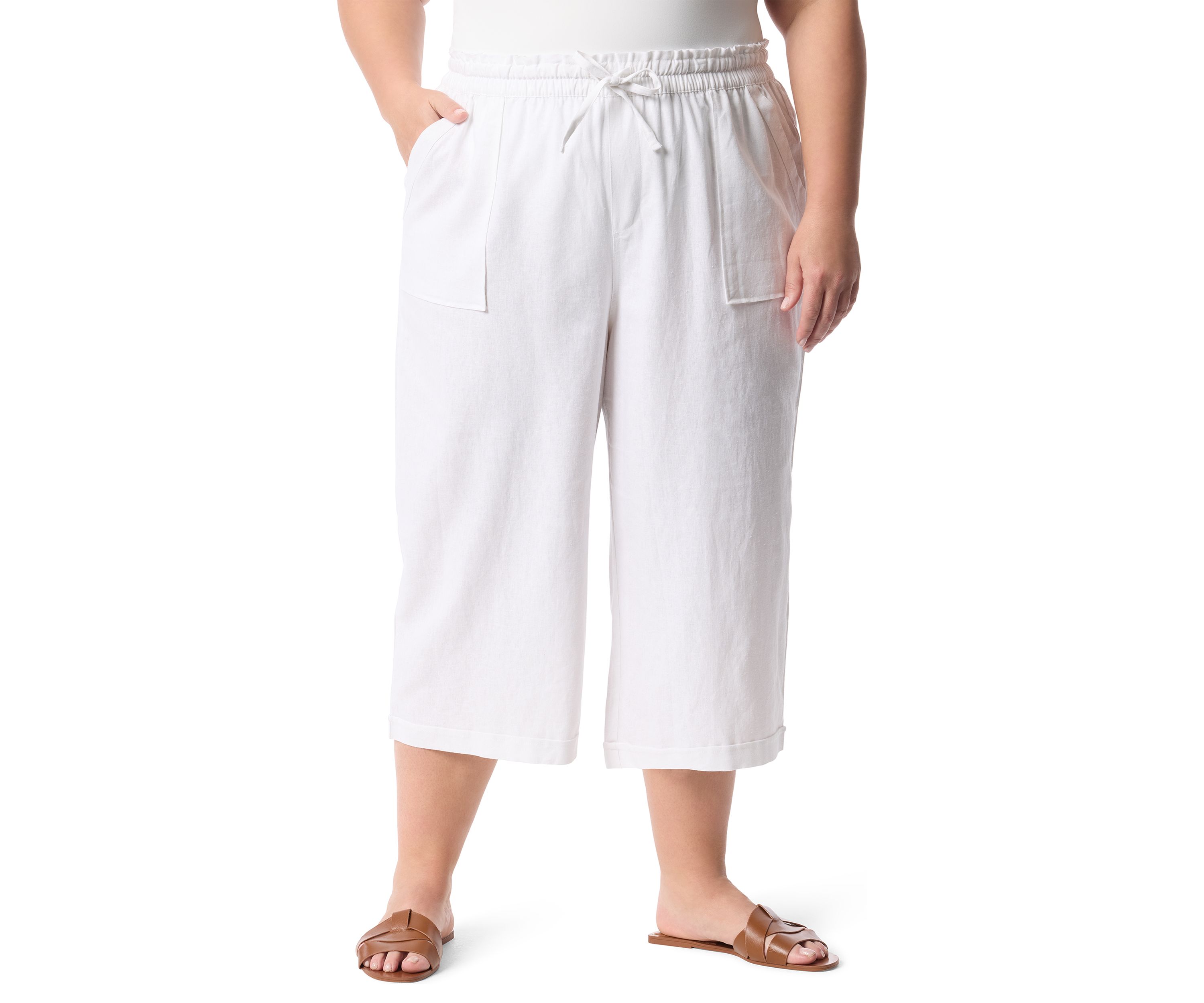 Plus Size Rainey Linen Pants