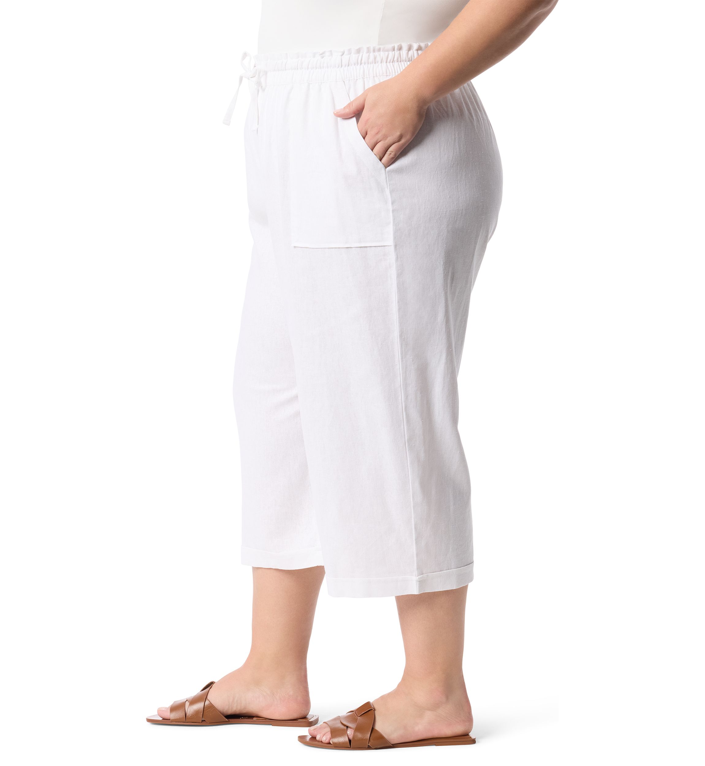 Plus Size Rainey Linen Pants