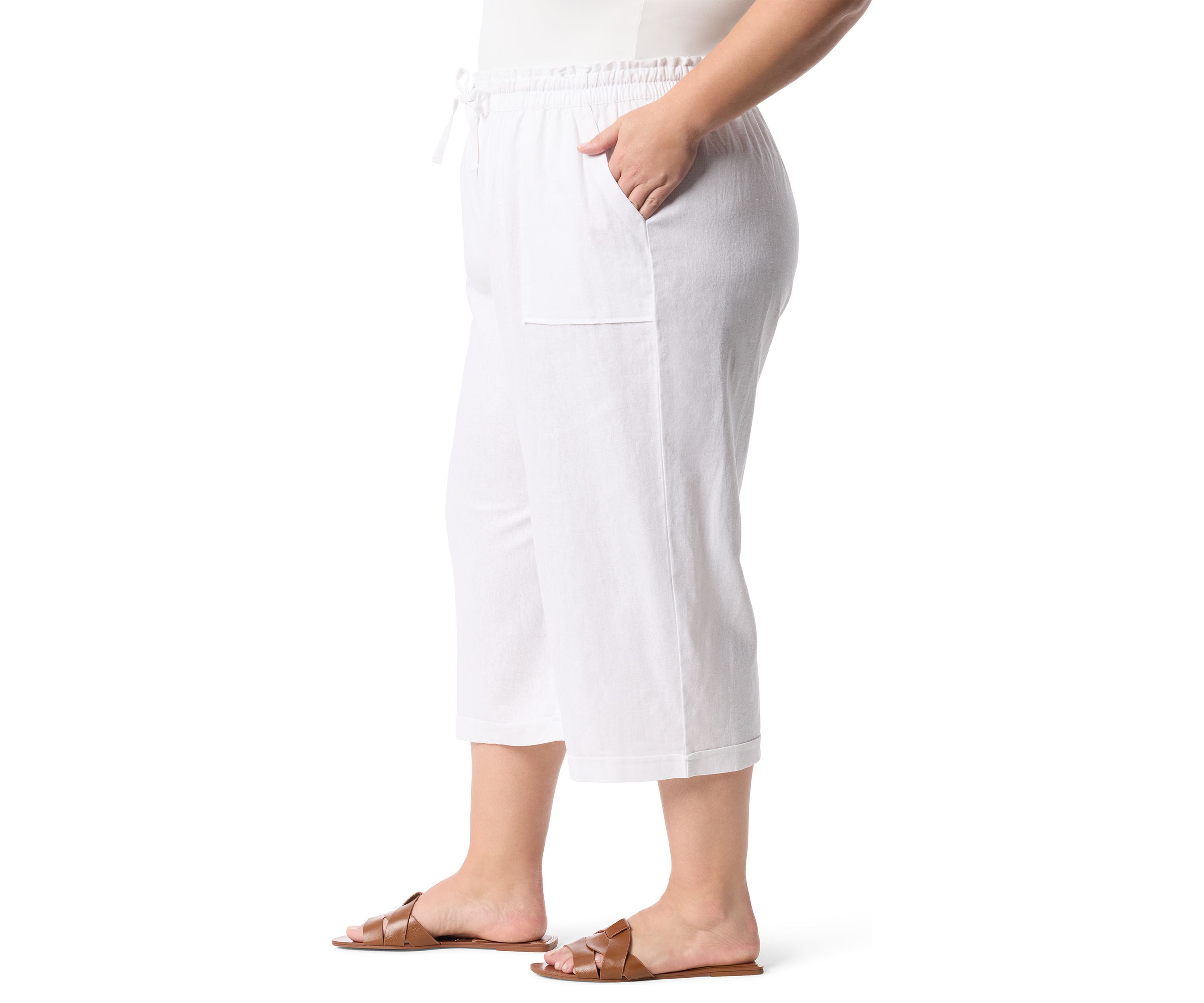 Plus Size Rainey Linen Pants