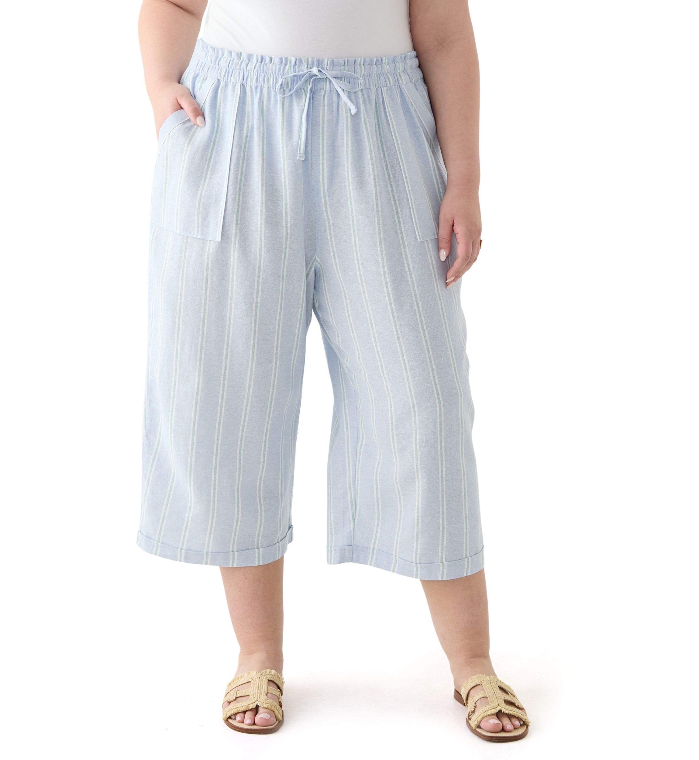 Plus Size Rainey Linen Pants
