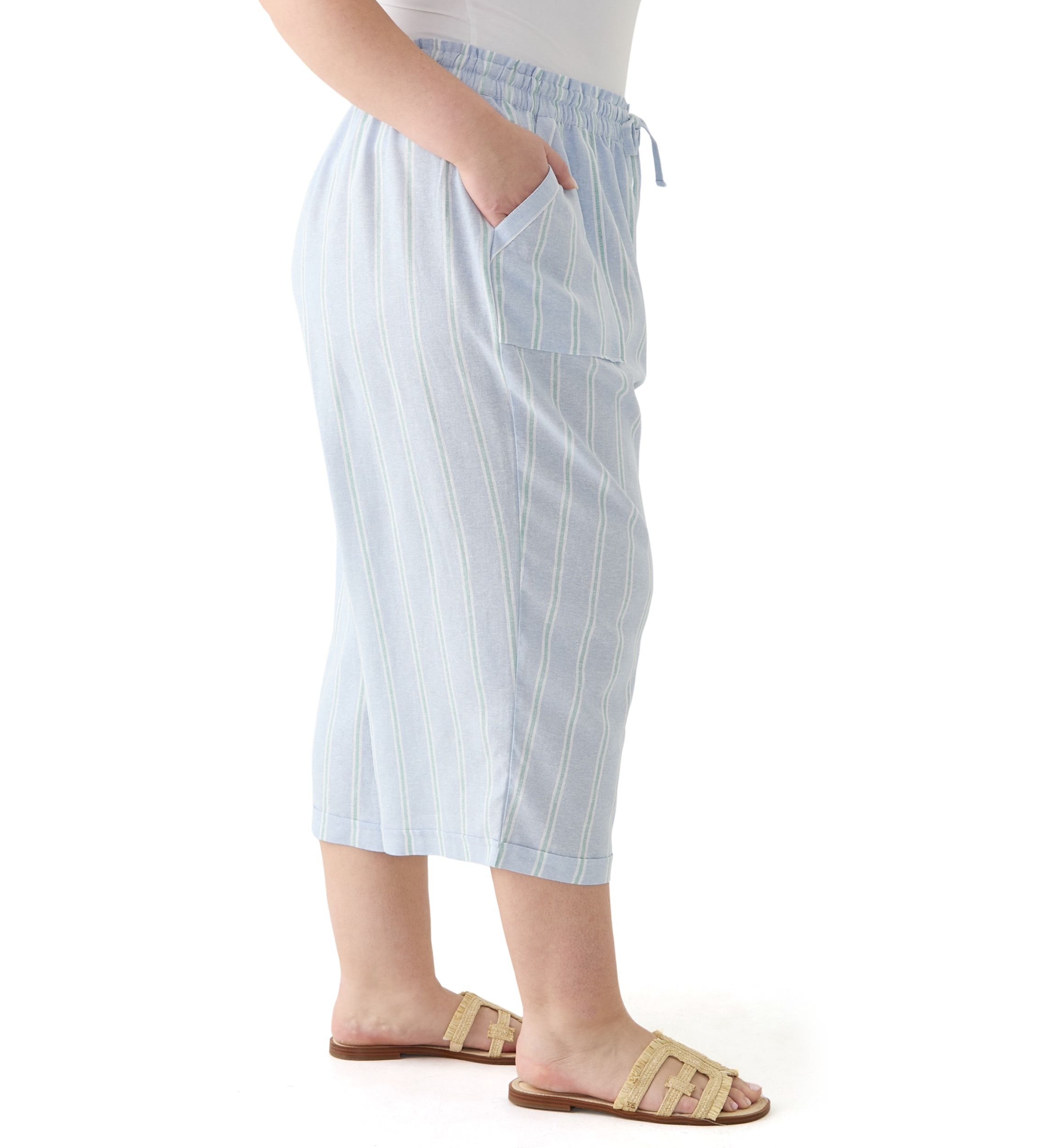 Plus Size Rainey Linen Pants