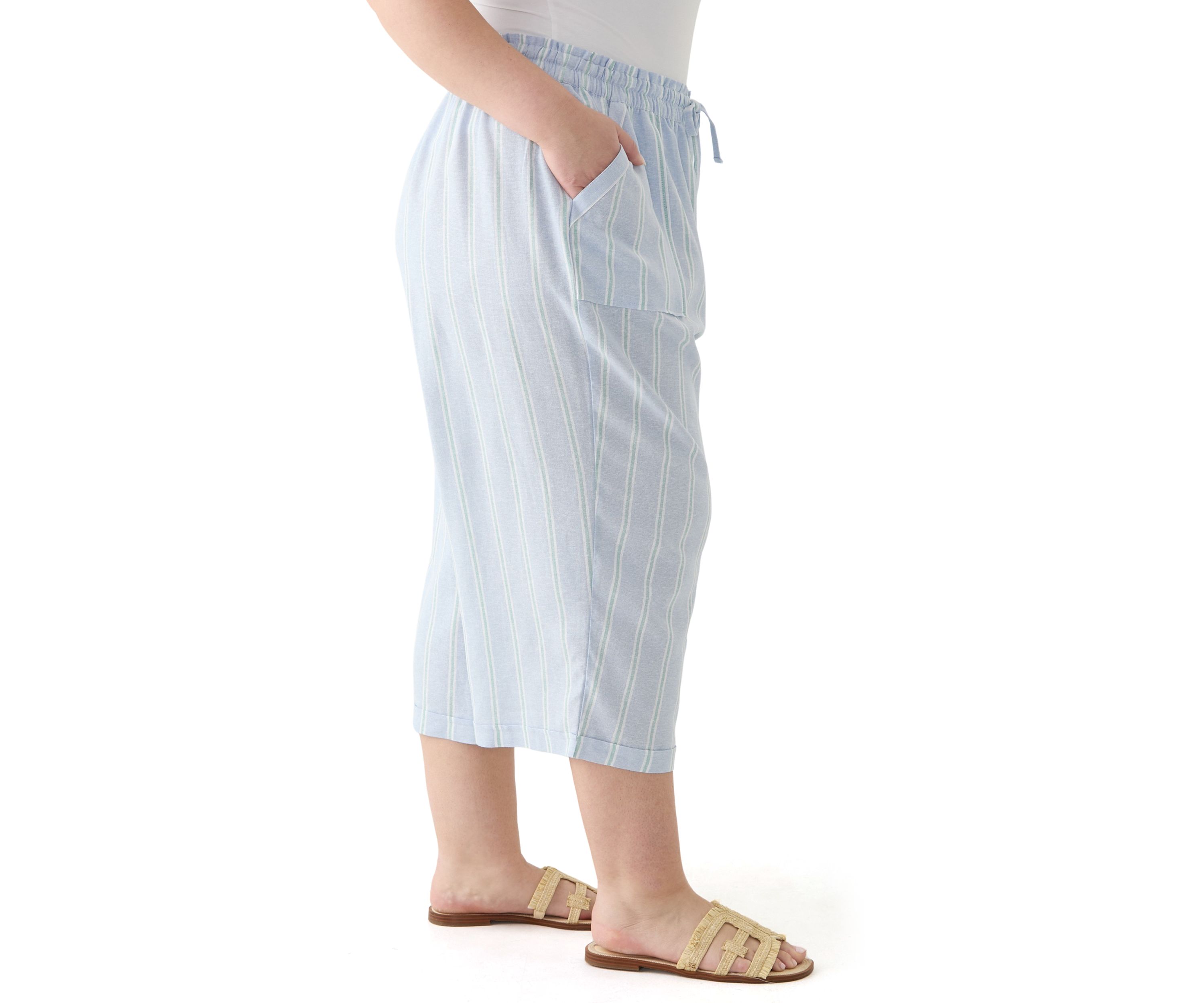Plus Size Rainey Linen Pants