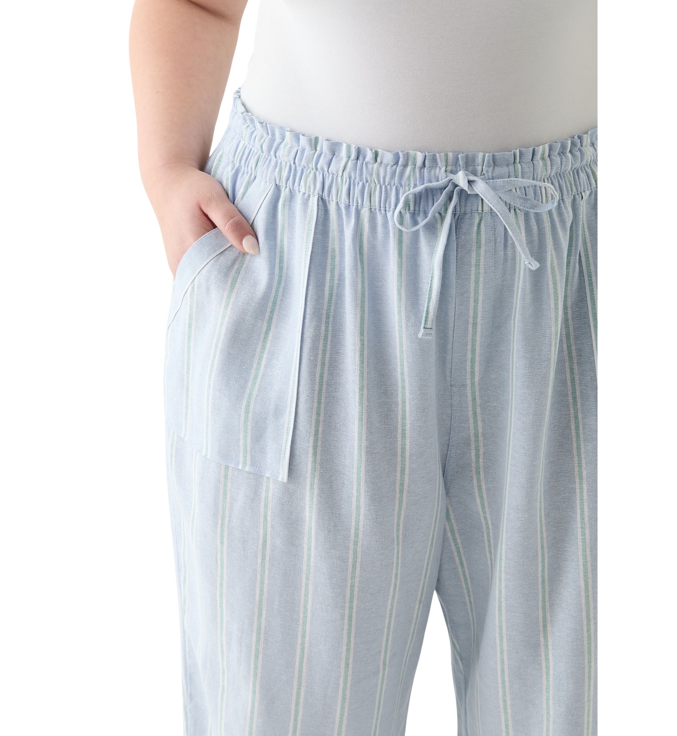 Plus Size Rainey Linen Pants