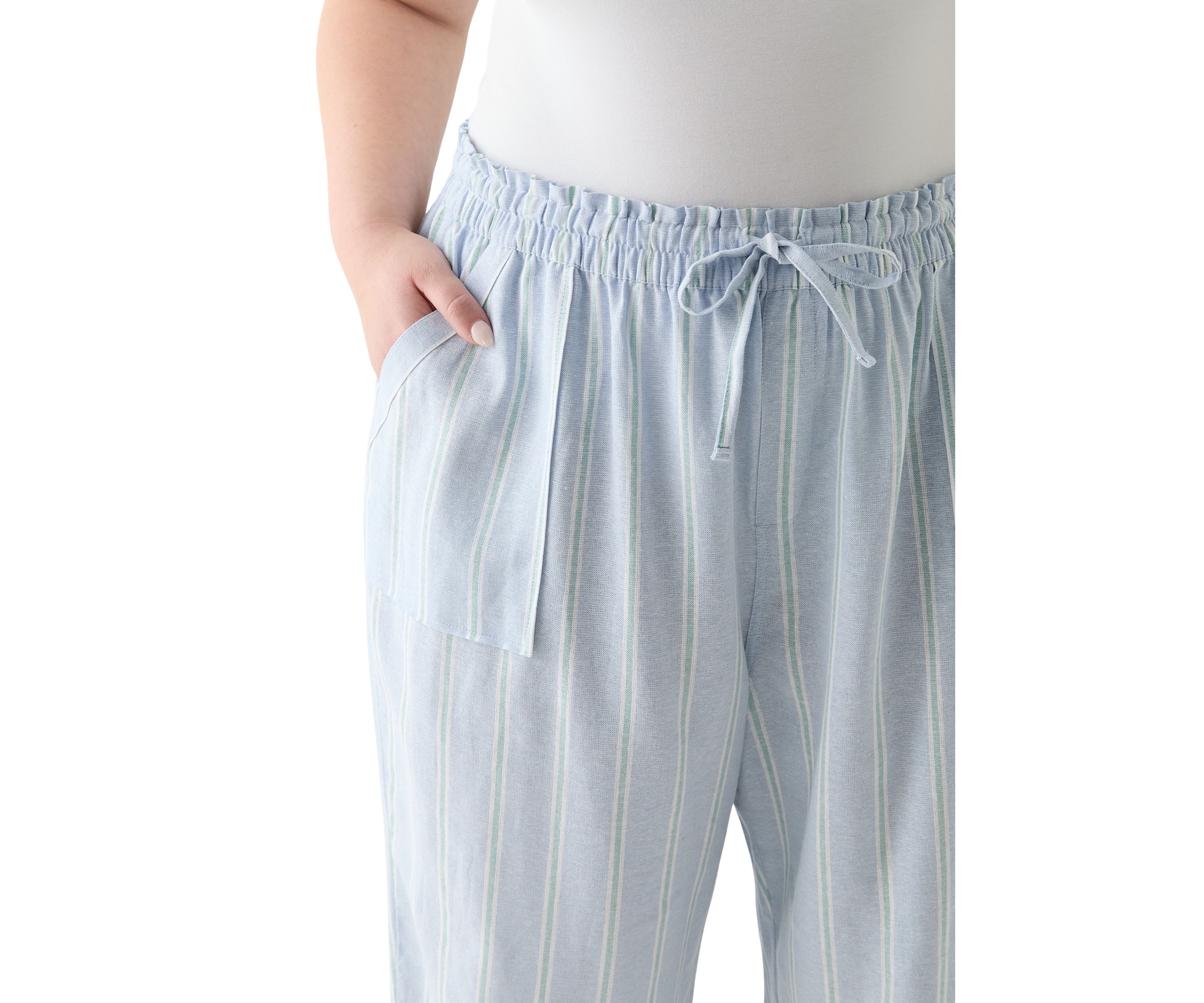 Plus Size Rainey Linen Pants