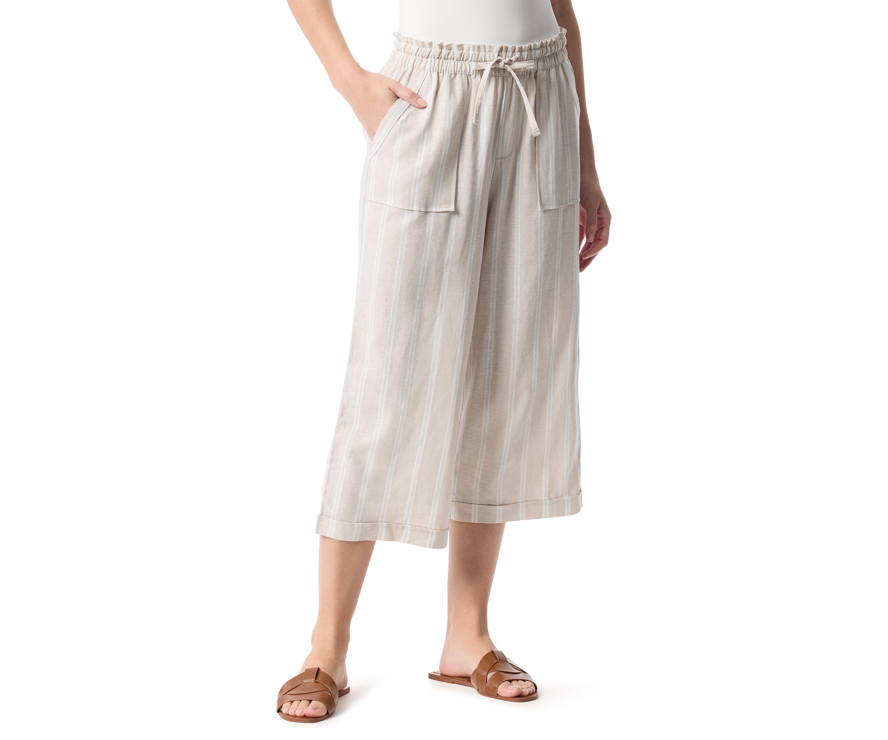 Petite Rainey Cropped Trousers