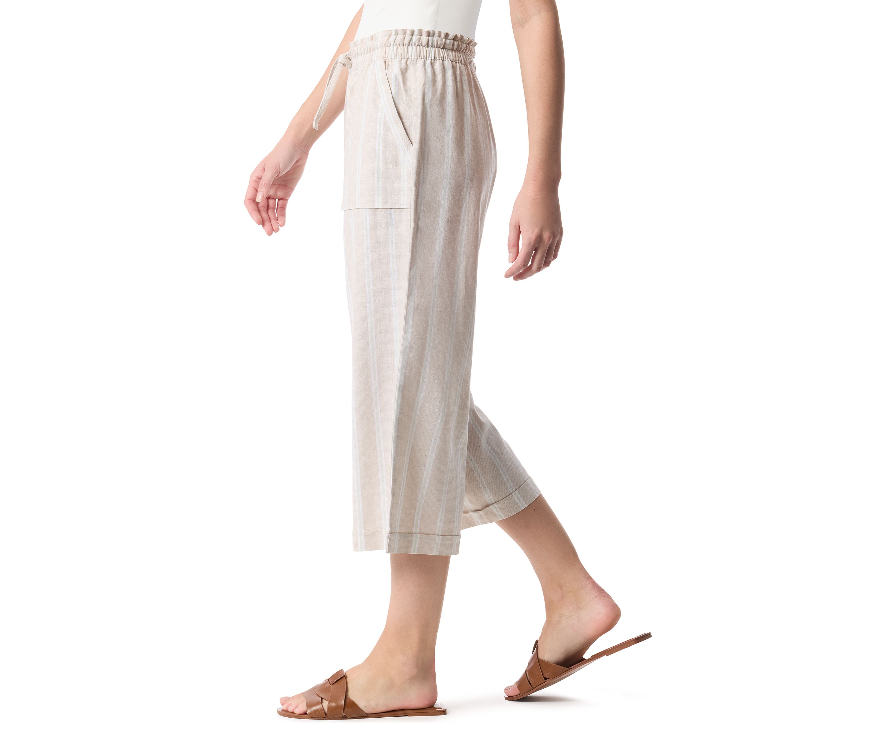 Petite Rainey Cropped Trousers