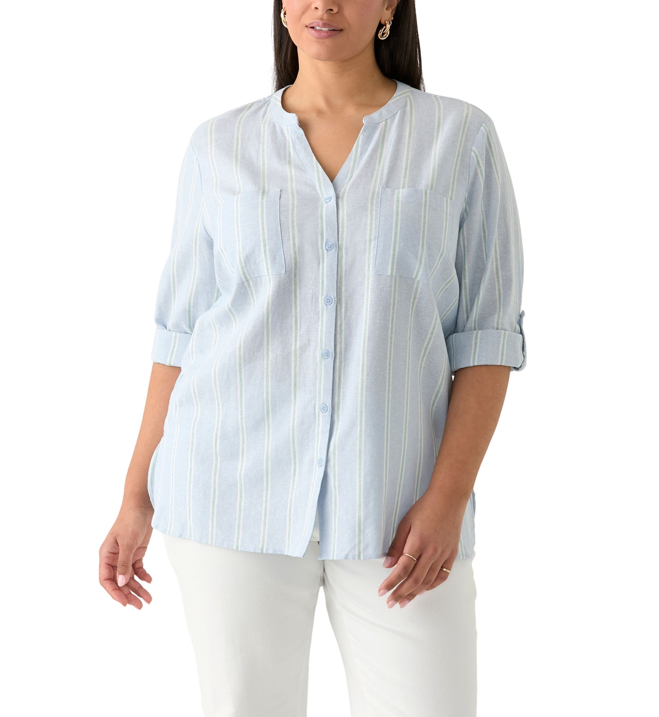 Plus Size Sabina Button Down Shirt