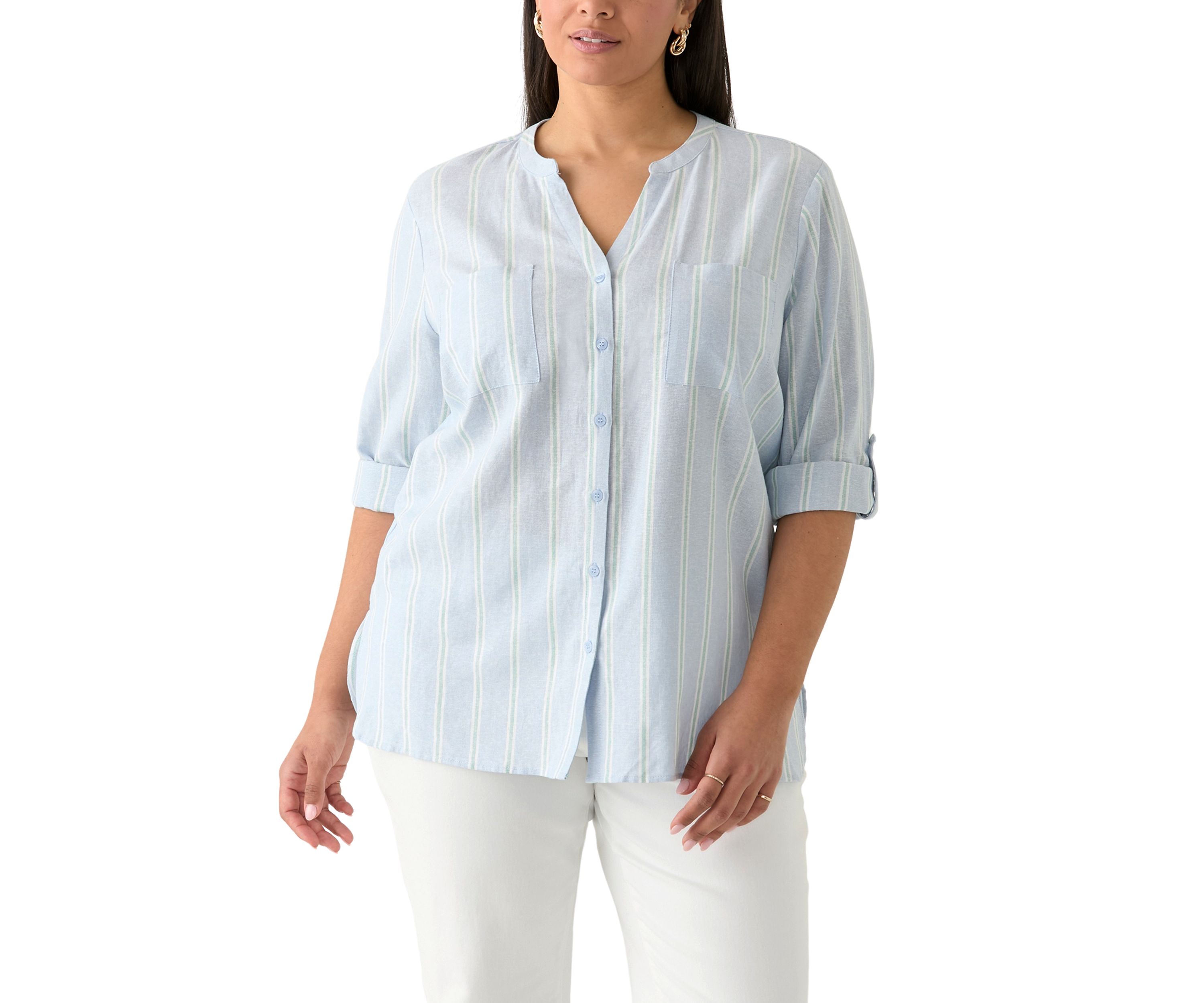 Plus Size Sabina Button Down Shirt