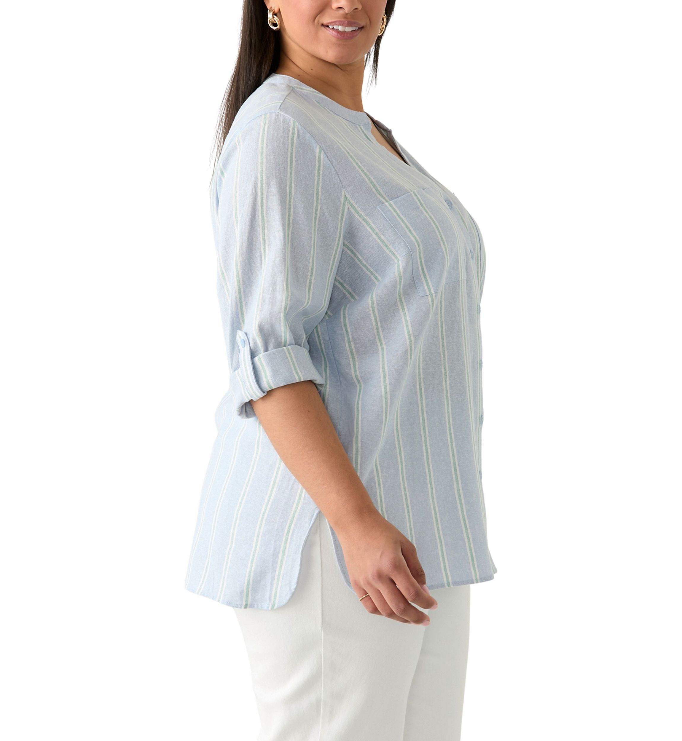 Plus Size Sabina Button Down Shirt