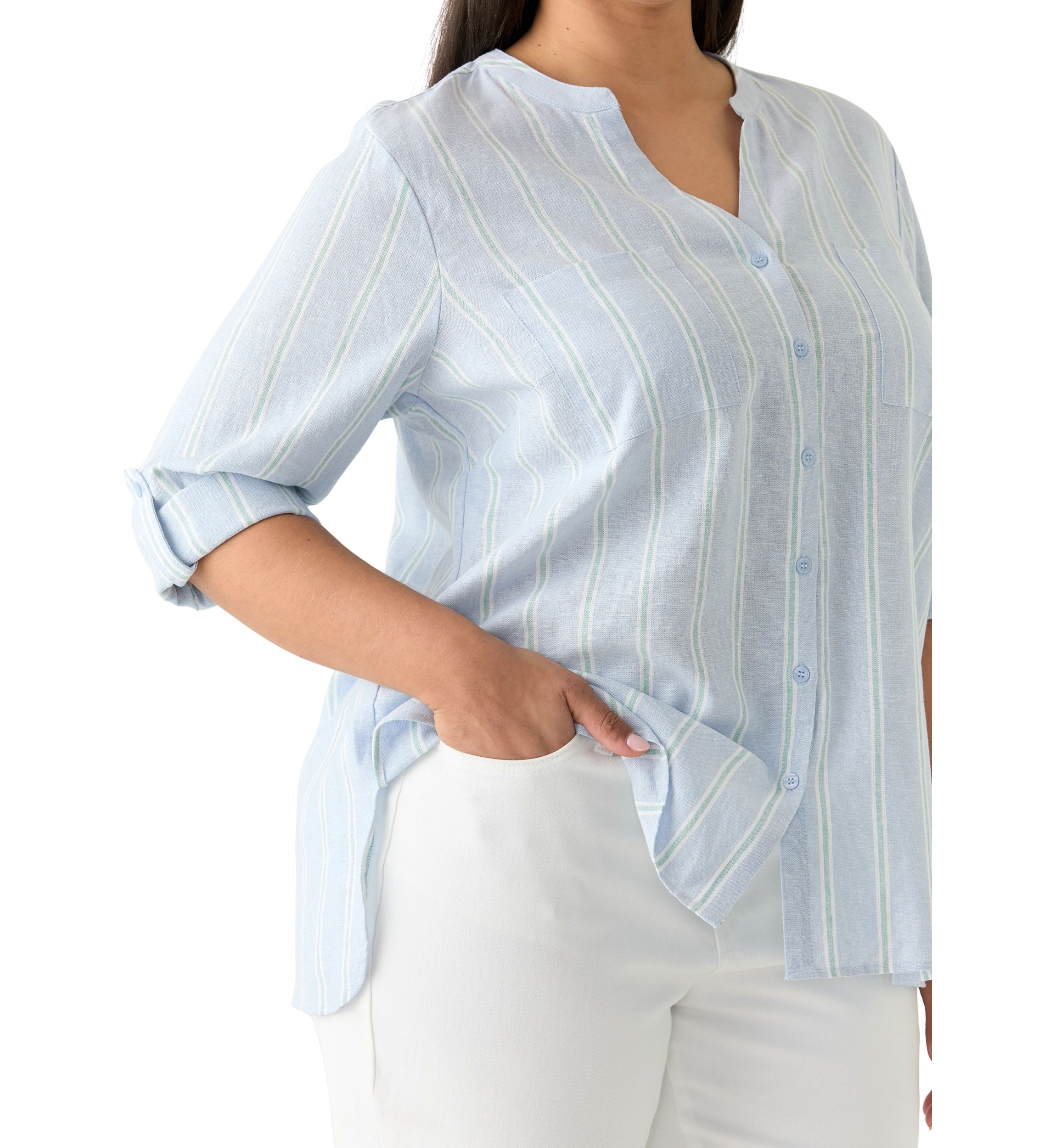 Plus Size Sabina Button Down Shirt