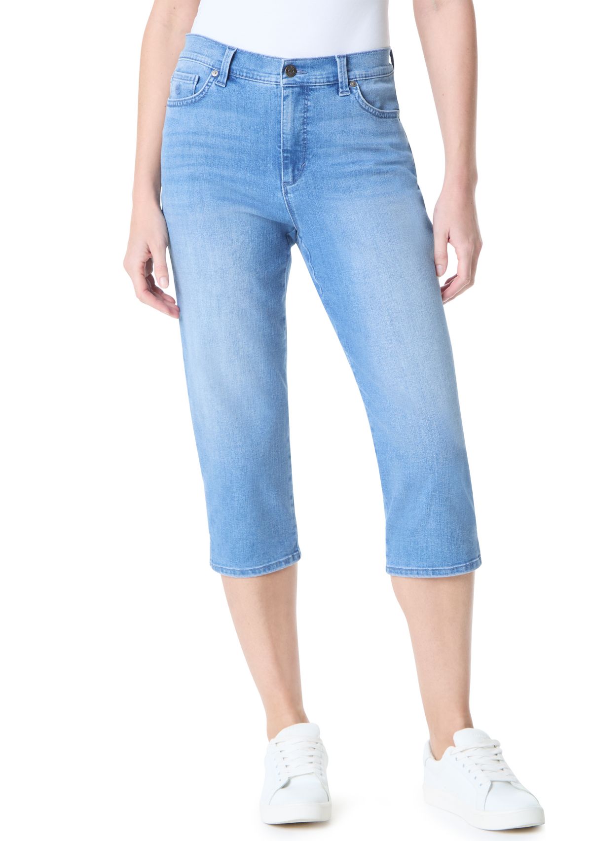 Womens Amanda Capri Slit Pants