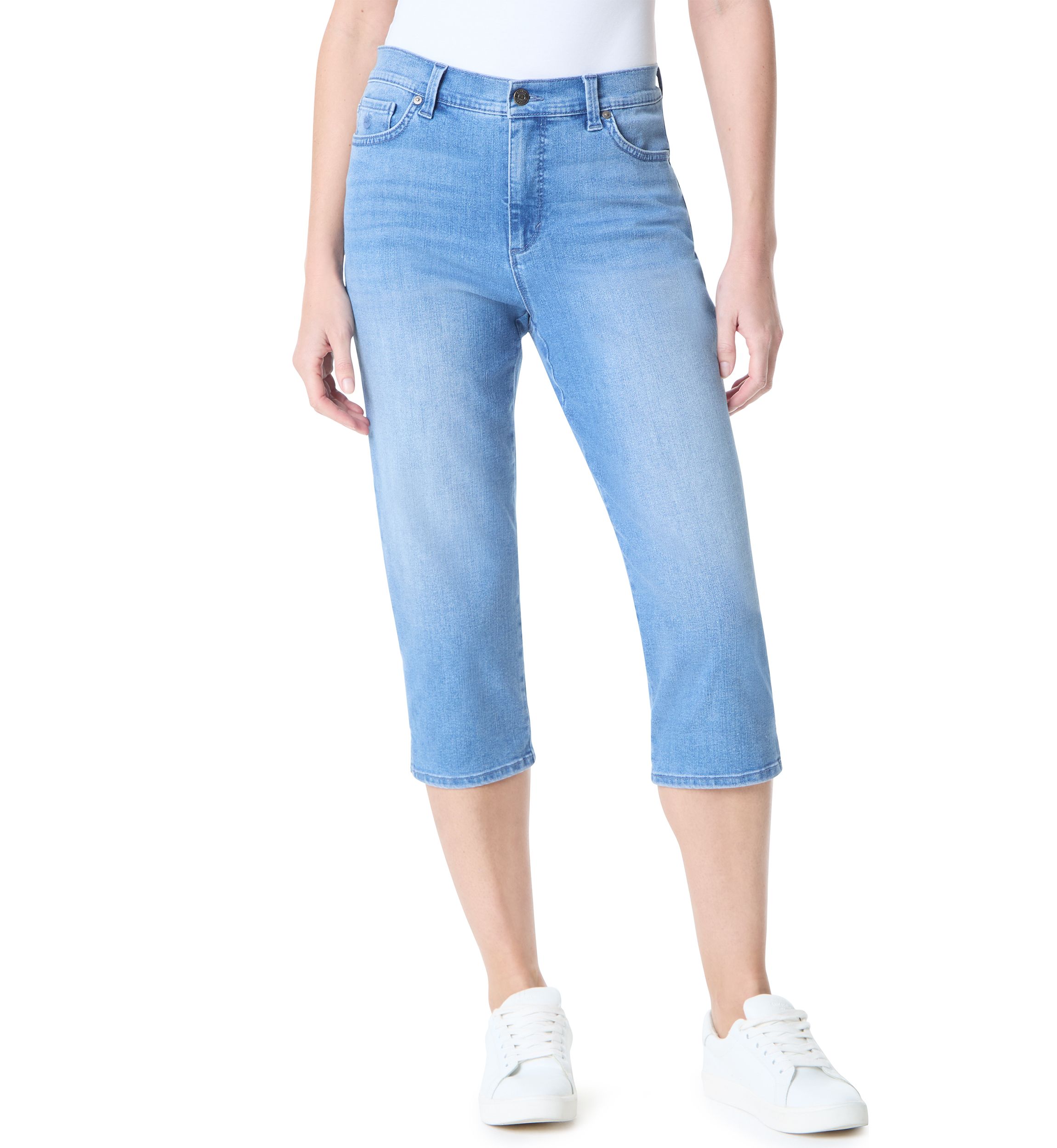 Womens Amanda Capri Slit Pants