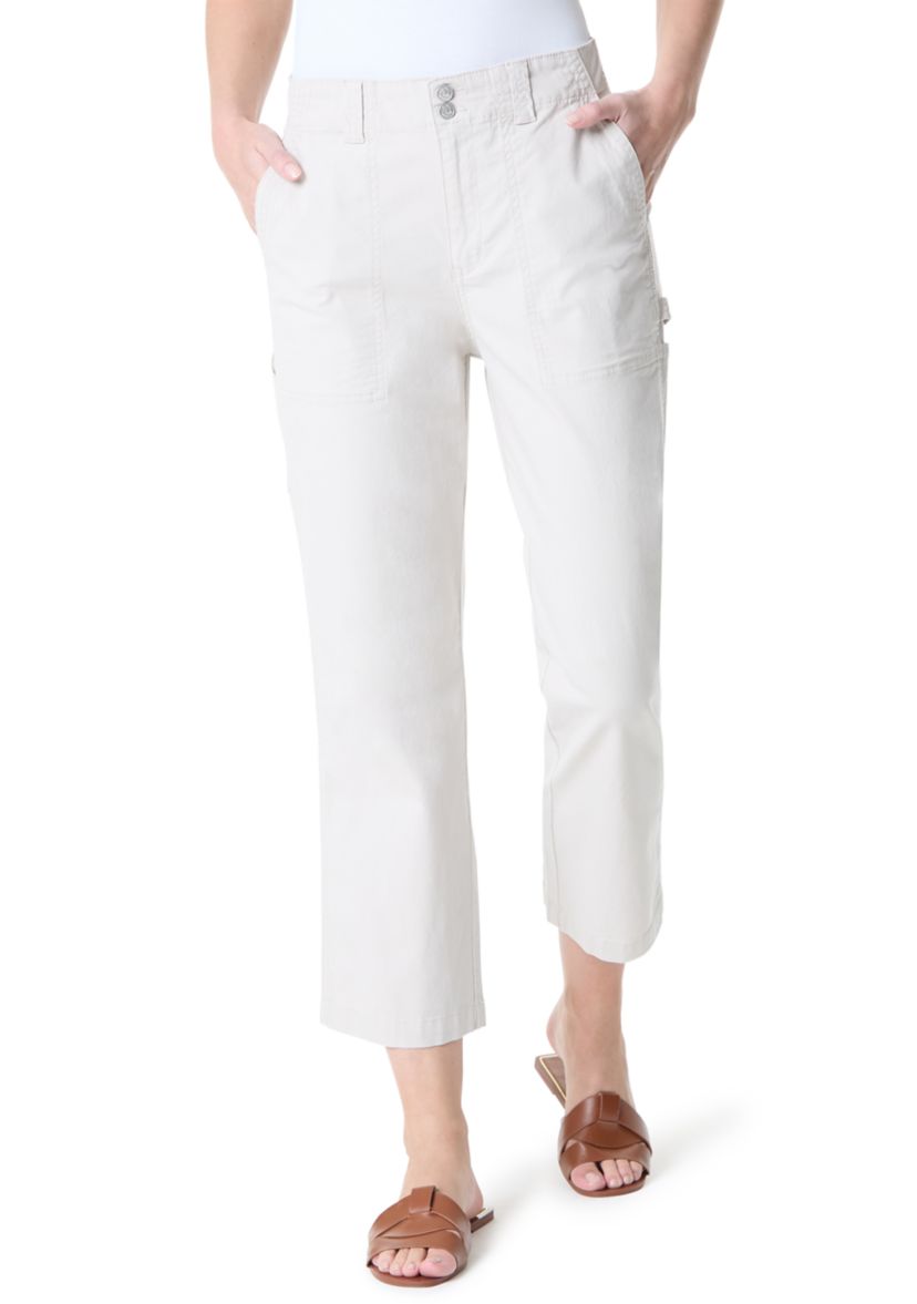 Womens Cropped Carpenter Pants