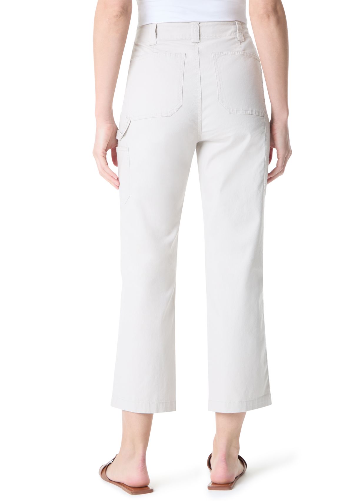 Womens Cropped Carpenter Pants