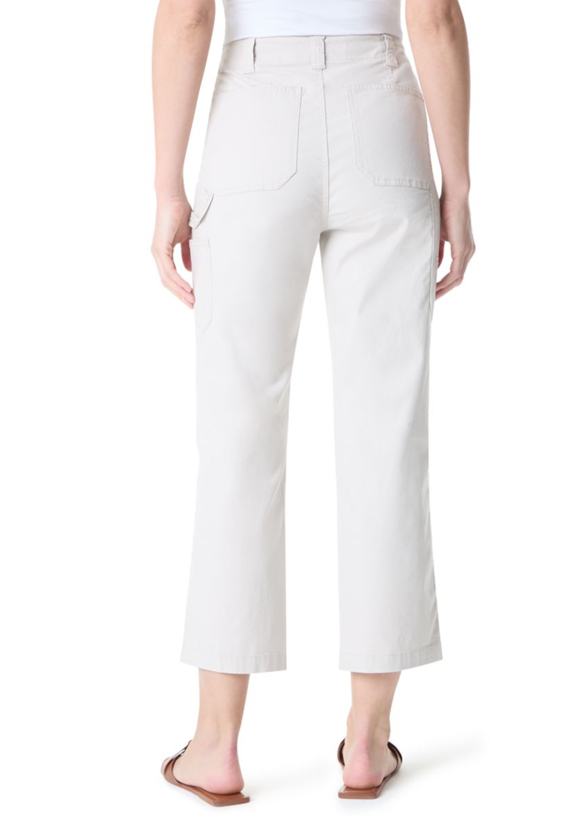 Womens Cropped Carpenter Pants