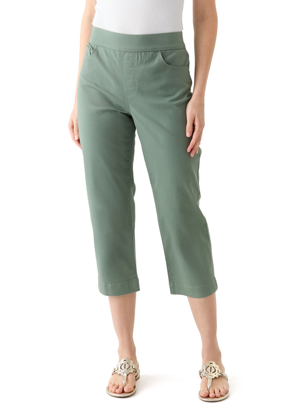Womens Amanda Pull On Capri Pants