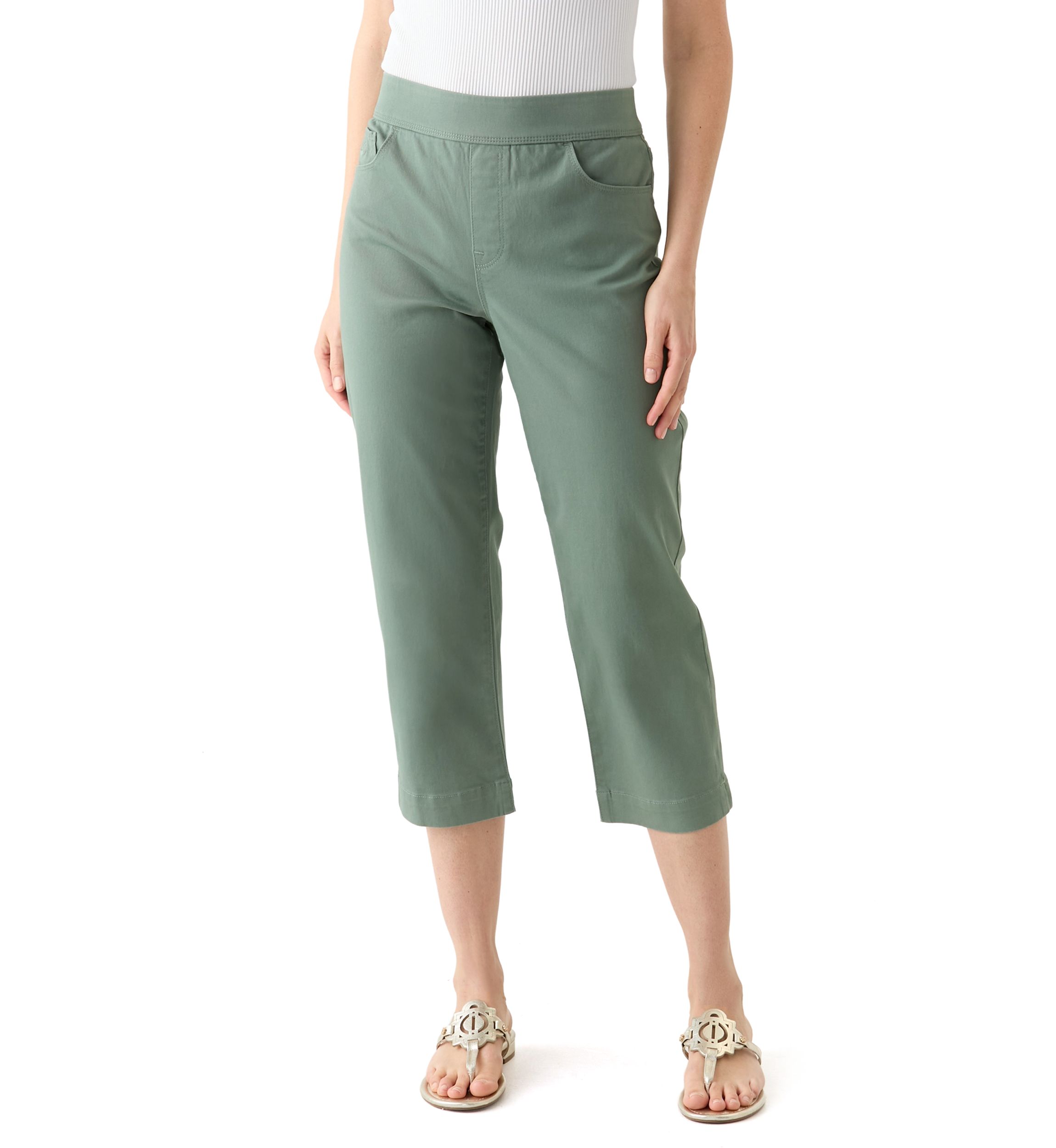 Womens Amanda Pull On Capri Pants