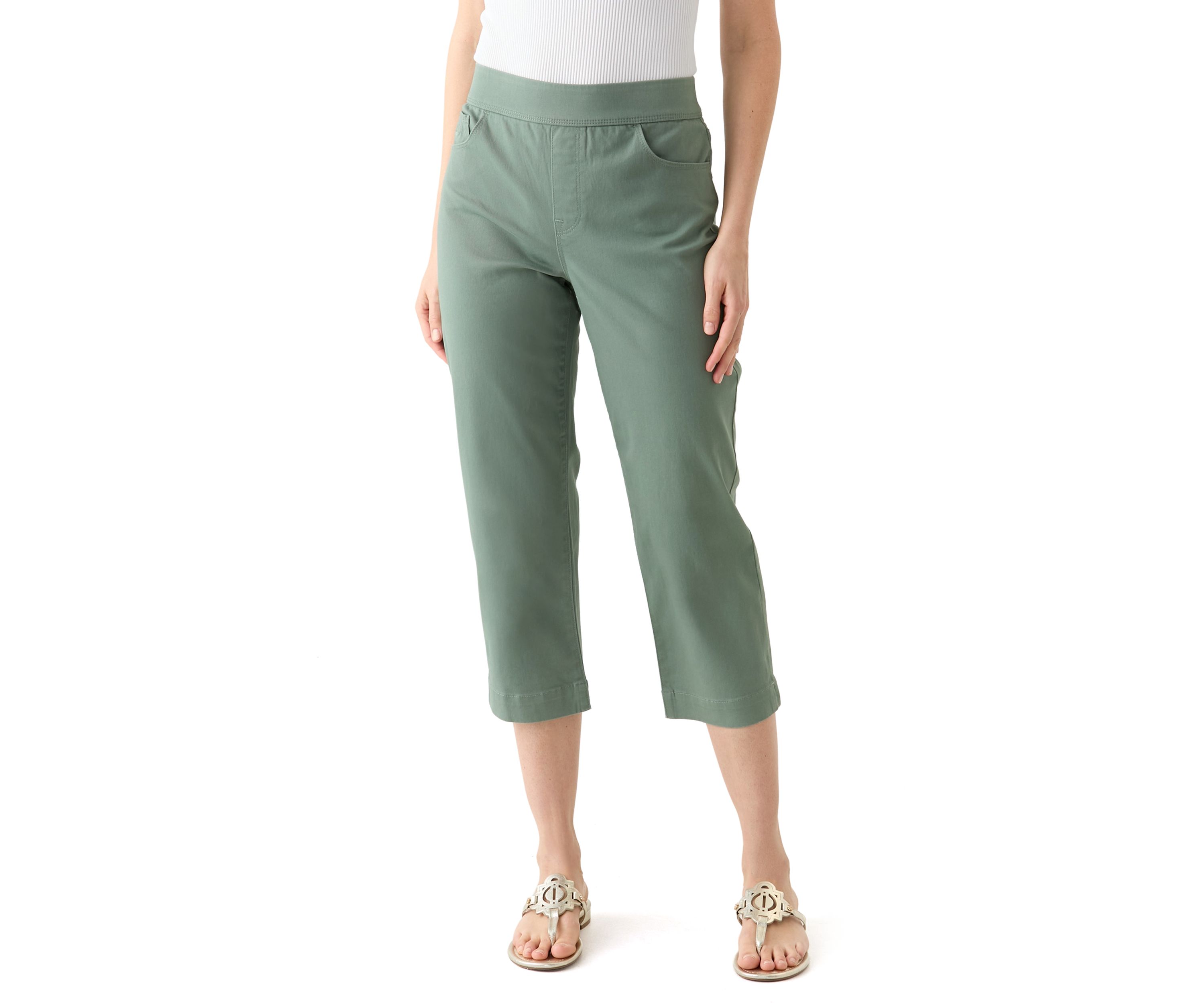 Womens Amanda Pull On Capri Pants