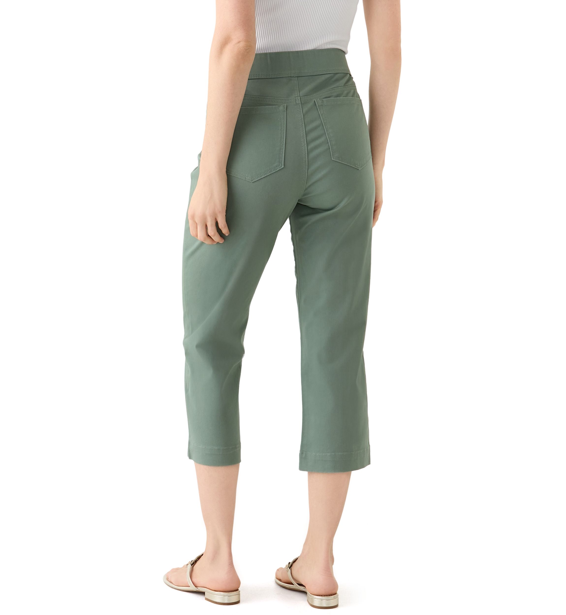 Womens Amanda Pull On Capri Pants