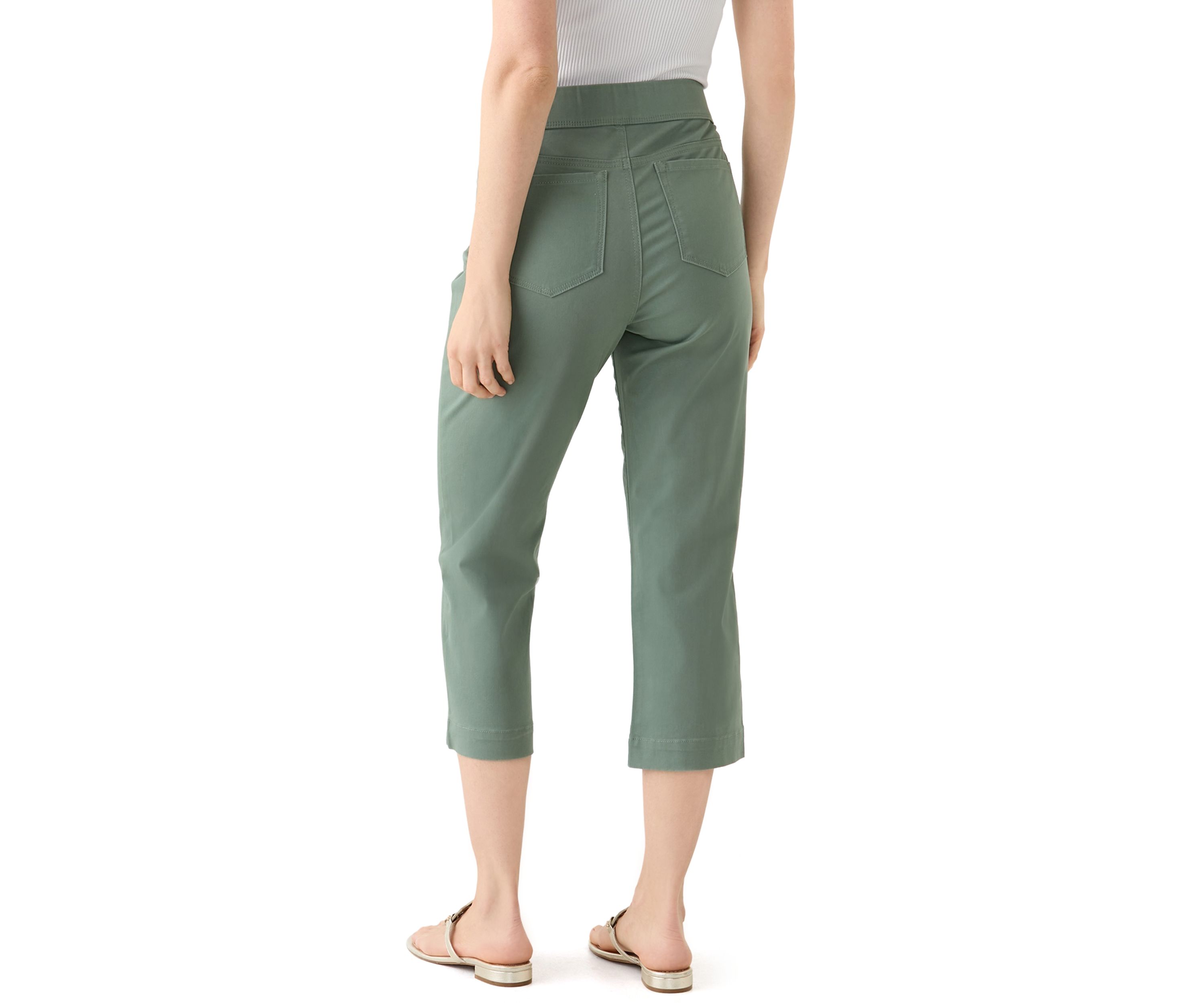 Womens Amanda Pull On Capri Pants