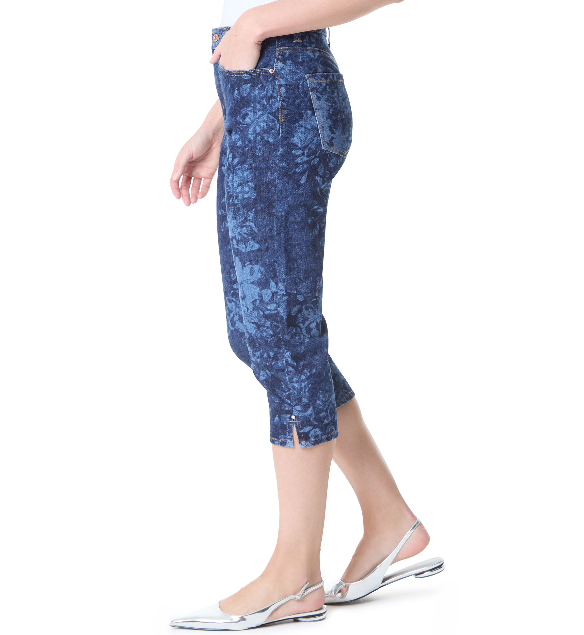 Womens Amanda Capri with Slits